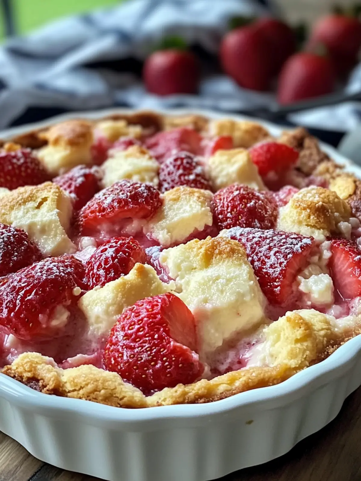 Strawberry Cream Cheese Cobbler That'll Steal Your Heart 5 Strawberry Cream Cheese Cobbler