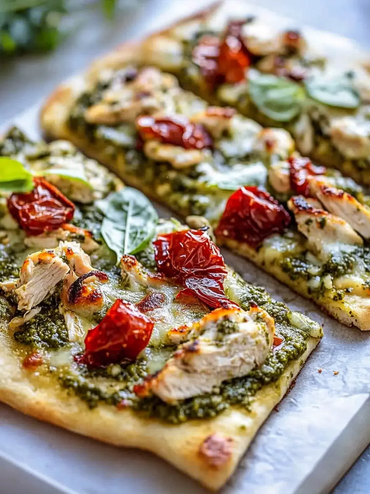 Amazing 22-Minute Pesto Chicken Flatbread Joy for Quick Dinners 4 Amazing 22-Minute Pesto Chicken Flatbread Joy