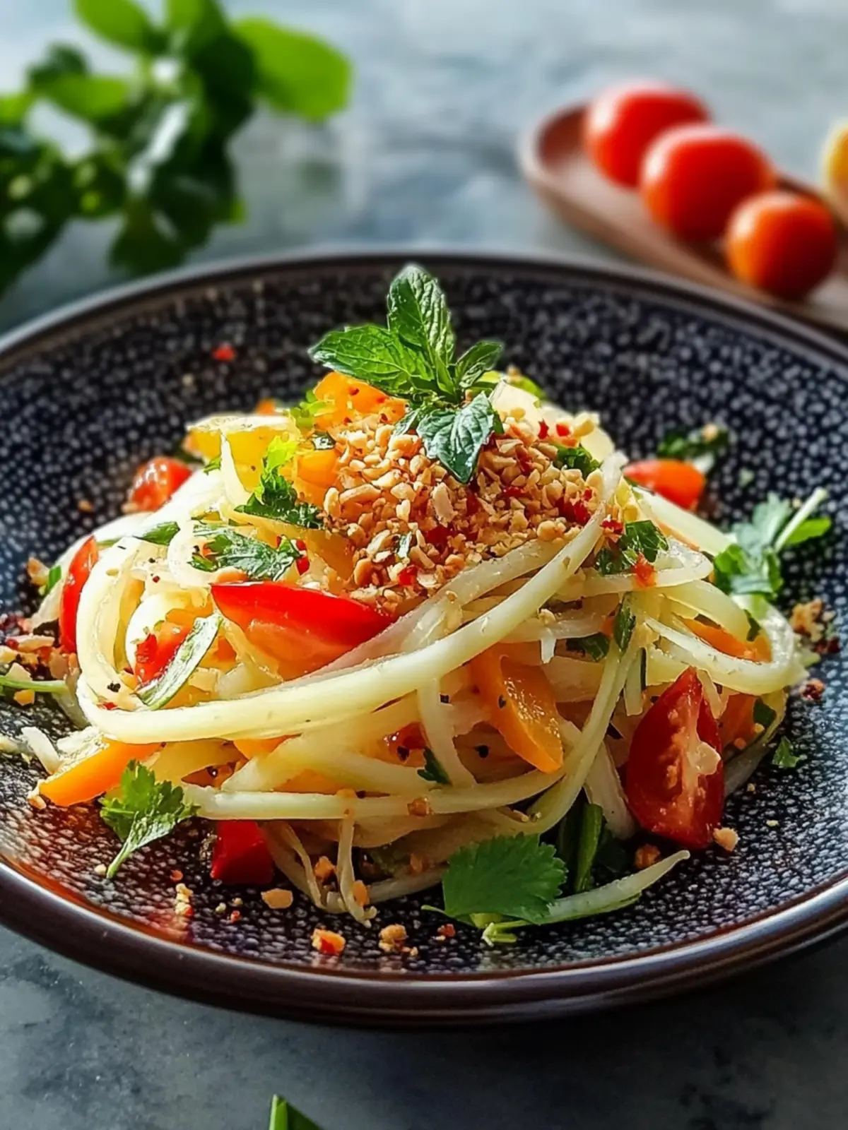Fresh Thai Papaya Salad: Crunchy, Flavorful, No-Cook Wonder 3 Thai Papaya Salad