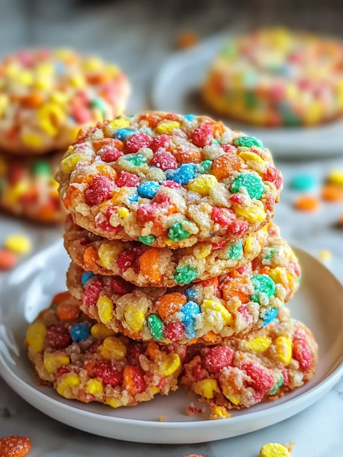Fruity Pebbles Cookies: A Colorful Twist on Classic Treats 3 Fruity Pebbles Cookies