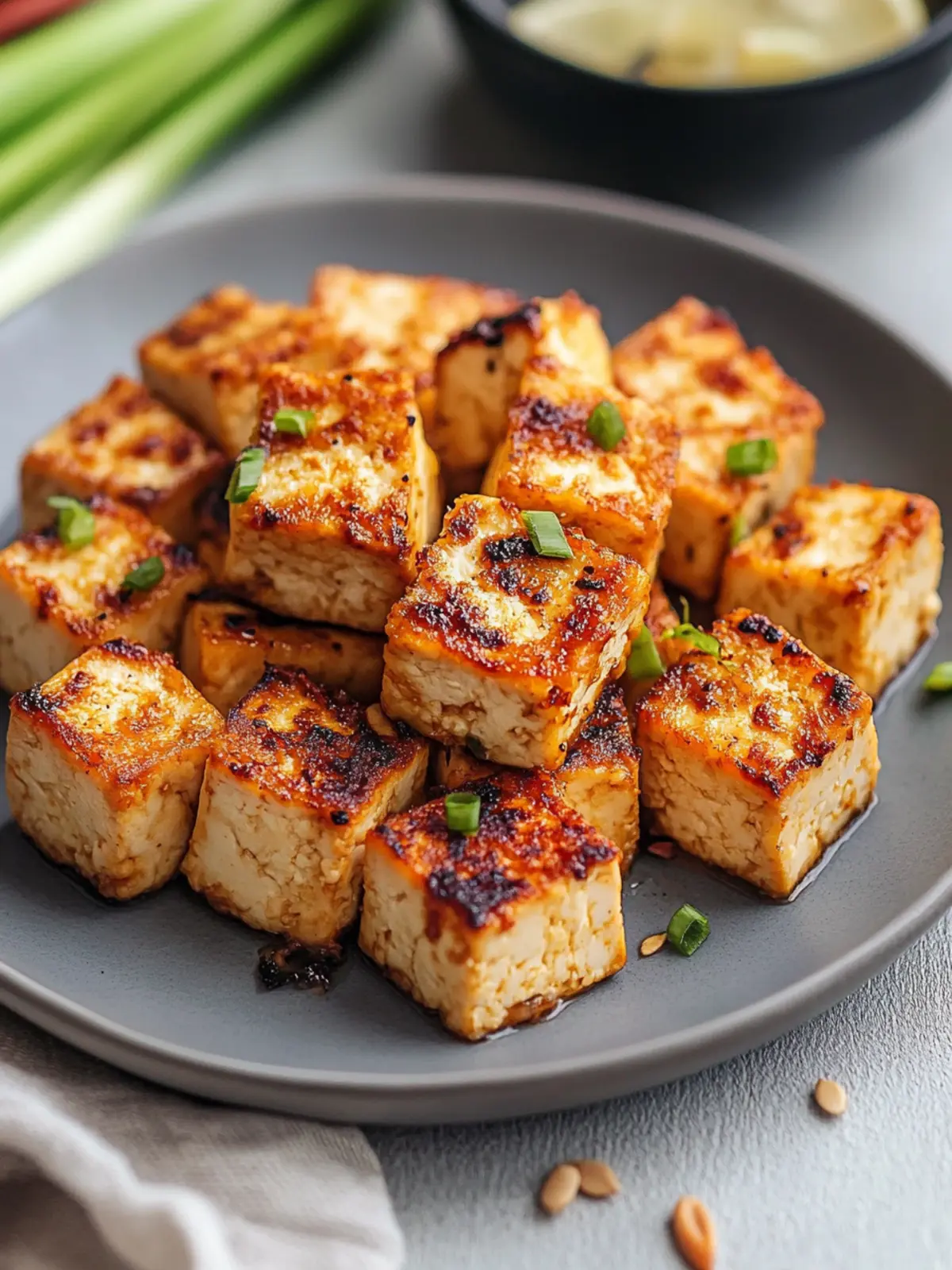 Crispy Air Fryer Lemongrass Tofu for Quick Vegan Meals 5 Air Fryer Lemongrass Tofu