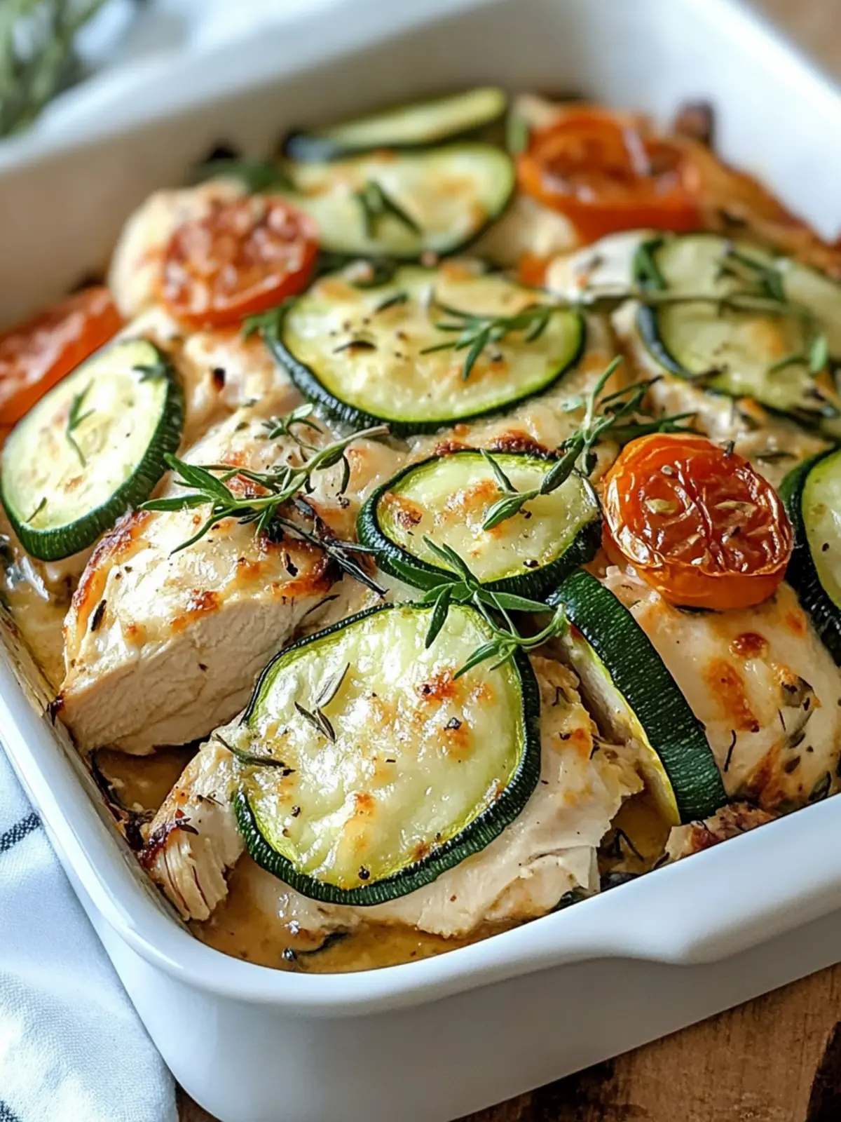 Savor the Flavor: Easy Chicken Zucchini Bake Delight 3 Chicken Zucchini Bake