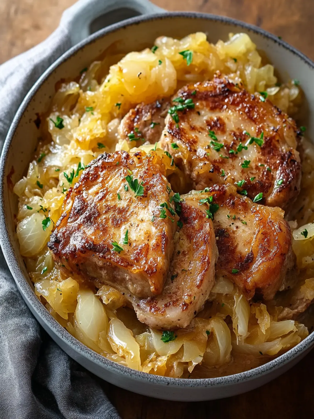 Savor the Comfort of Pork Chop and Sauerkraut Casserole 5 Pork Chop and Sauerkraut Casserole