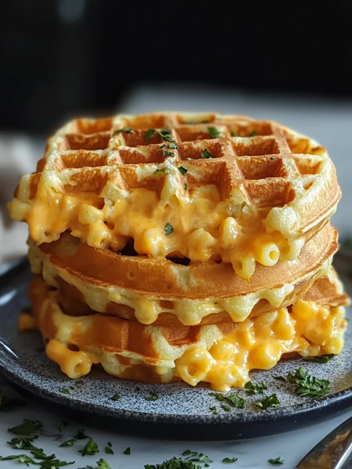 Mac and Cheese Stuffed Waffles are a Must-Try Delight 4 Mac and Cheese Stuffed Waffles are a must-try delight!