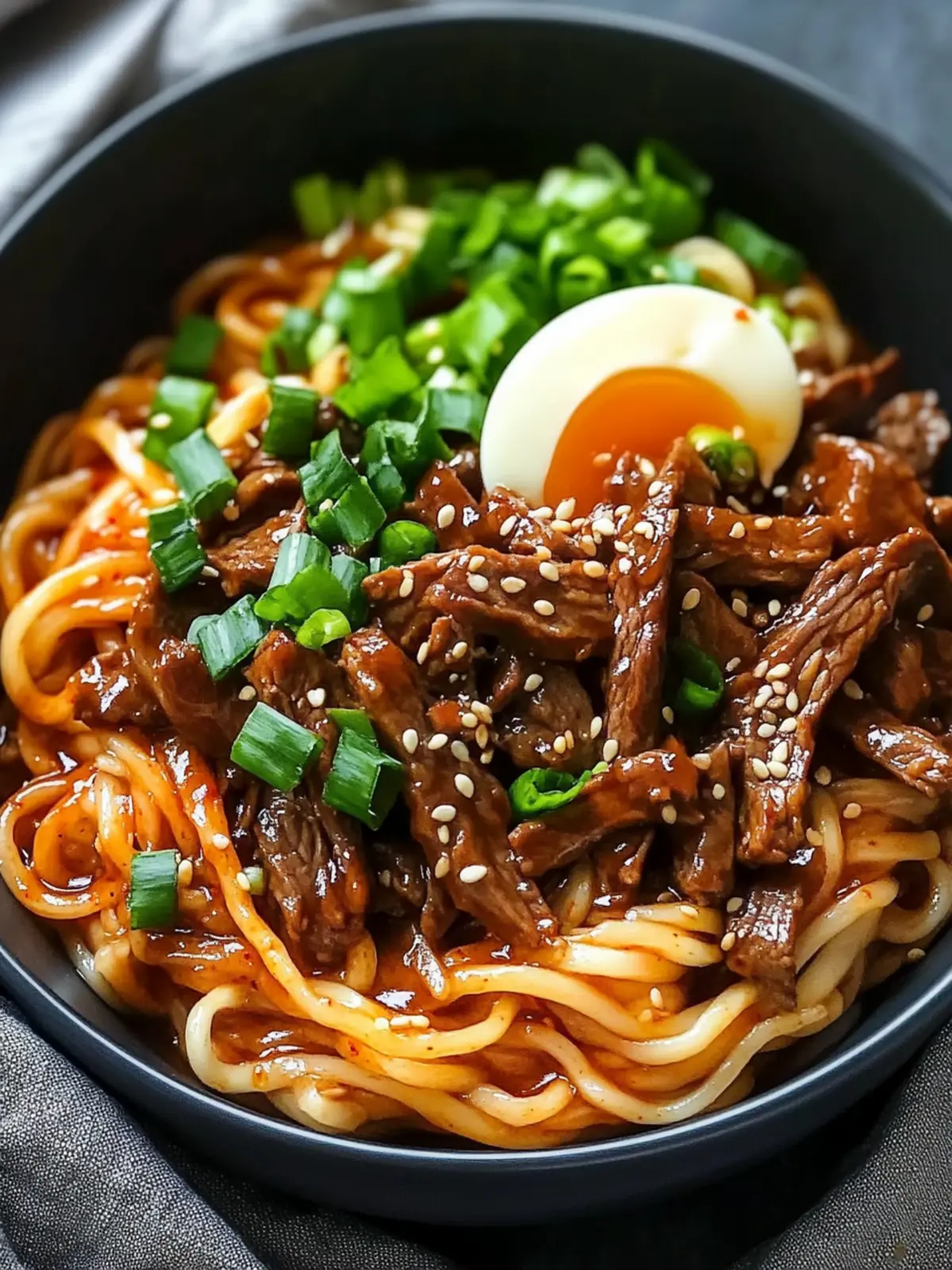 Easy Slow Cooker Korean Beef Noodles Recipe for Cozy Nights 3 Slow Cooker Korean Beef Noodles Recipe