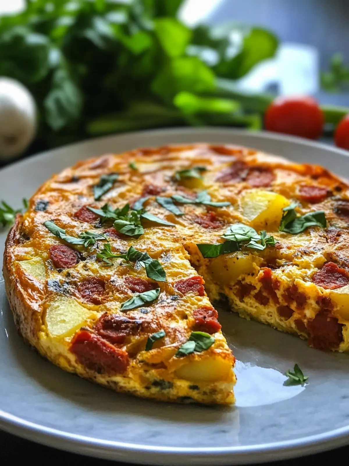 Easy Chorizo and Potato Frittata for Your Breakfast Bliss 2 Easy Chorizo and Potato Frittata for a Delicious Breakfast Delight