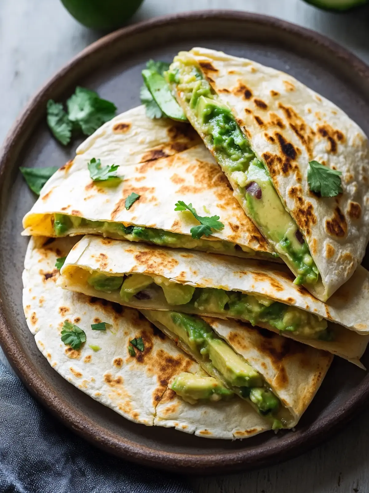 Cheesy Avocado Quesadillas: Quick, Customizable Comfort Food 2 Cheesy Avocado Quesadillas