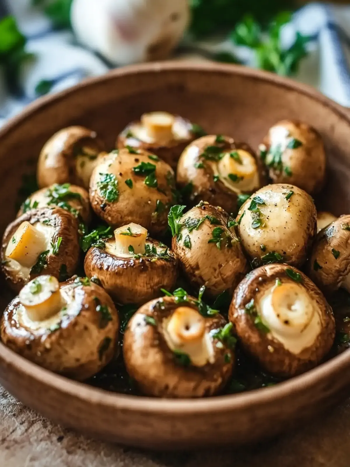 Savory Buttery Herb Garlic Mushrooms That Elevate Any Meal 3 Savory Buttery Herb Garlic Mushrooms