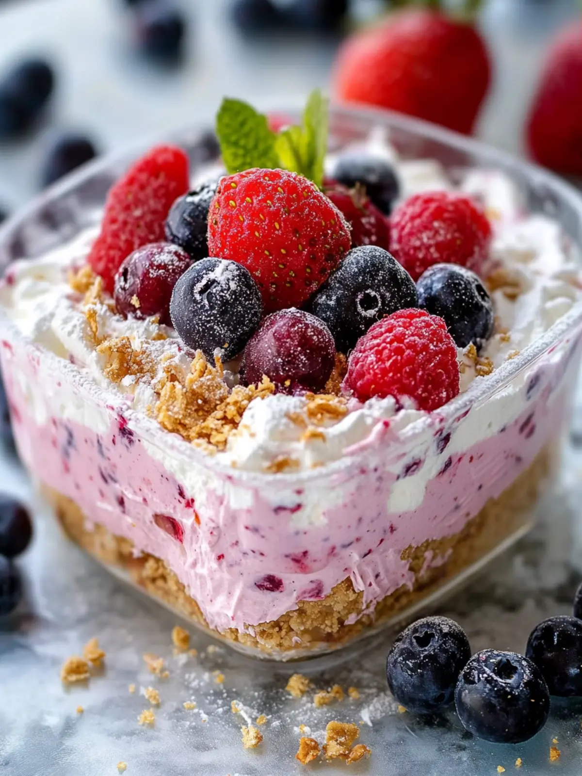 No Bake Berry Dessert Lush That Impresses Every Time 2 No Bake Berry Dessert Lush