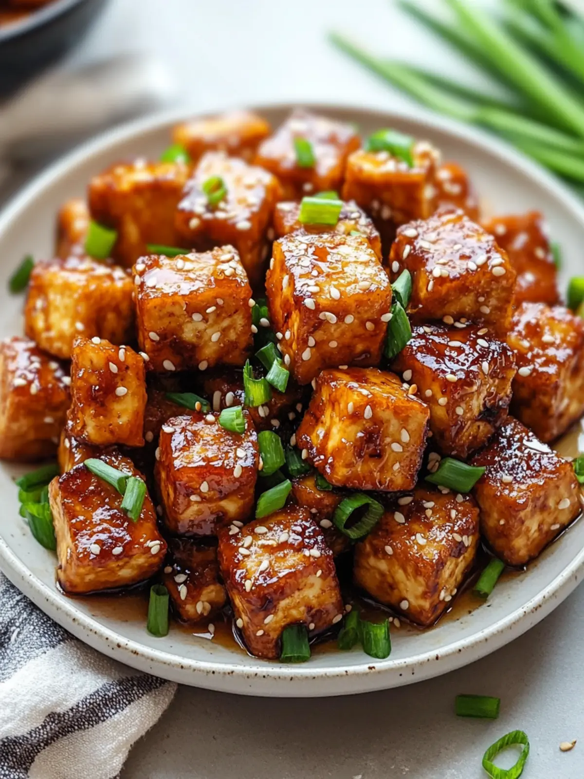 Crispy Honey Garlic Tofu: A Sweet Savory Delight You’ll Love 3 Crispy Honey Garlic Tofu