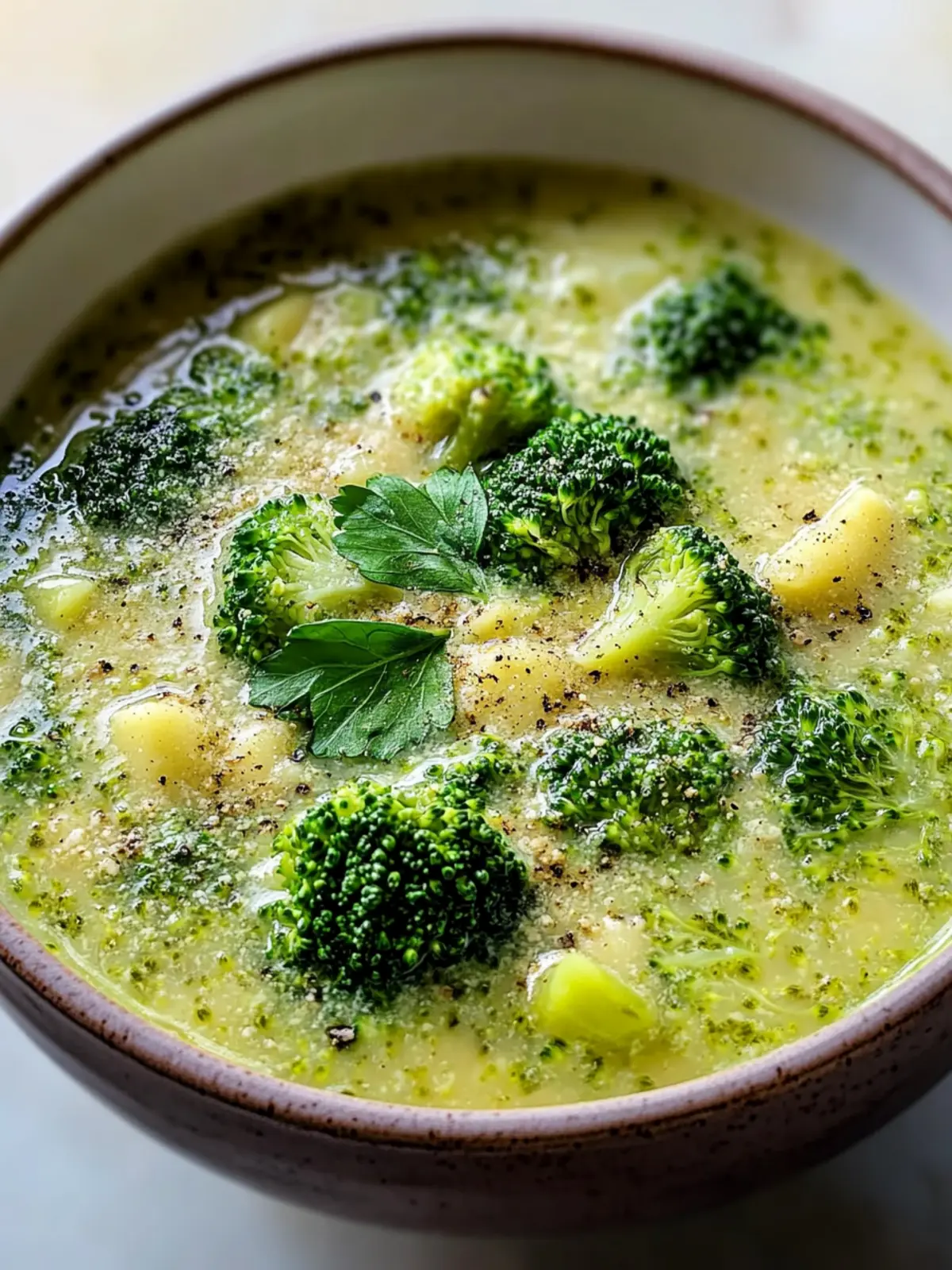 Garlic Italian Broccoli Soup: A Quick, Healthy Delight! 4 Garlic Italian Broccoli Soup
