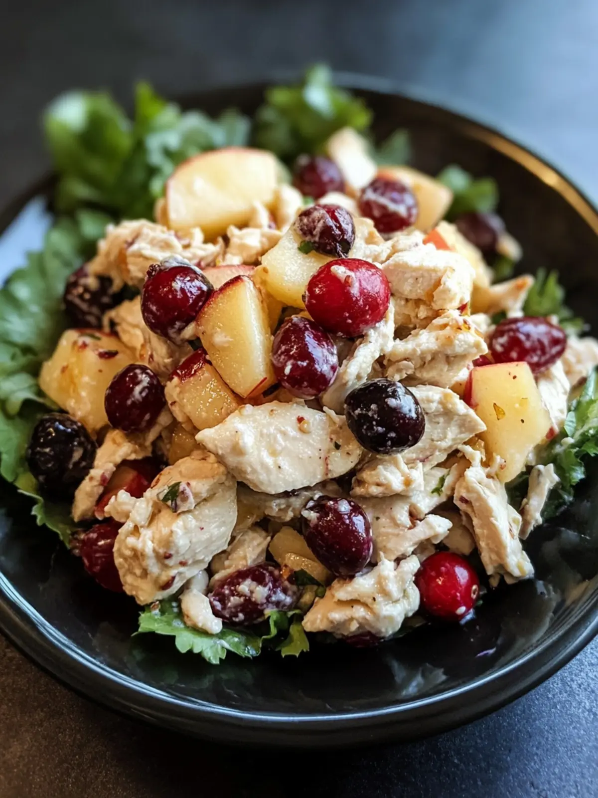 Perfect Cranberry Apple Chicken Salad in 3 Simple Steps 3 Perfect Cranberry Apple Chicken Salad in 3 Steps