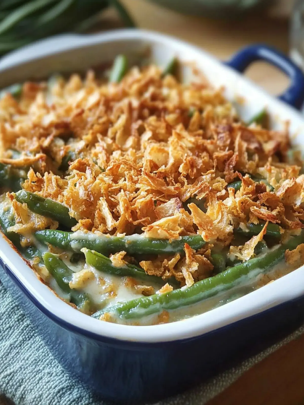 Perfectly Creamy Green Bean Casserole for Heartwarming Gatherings 5 green bean casserole