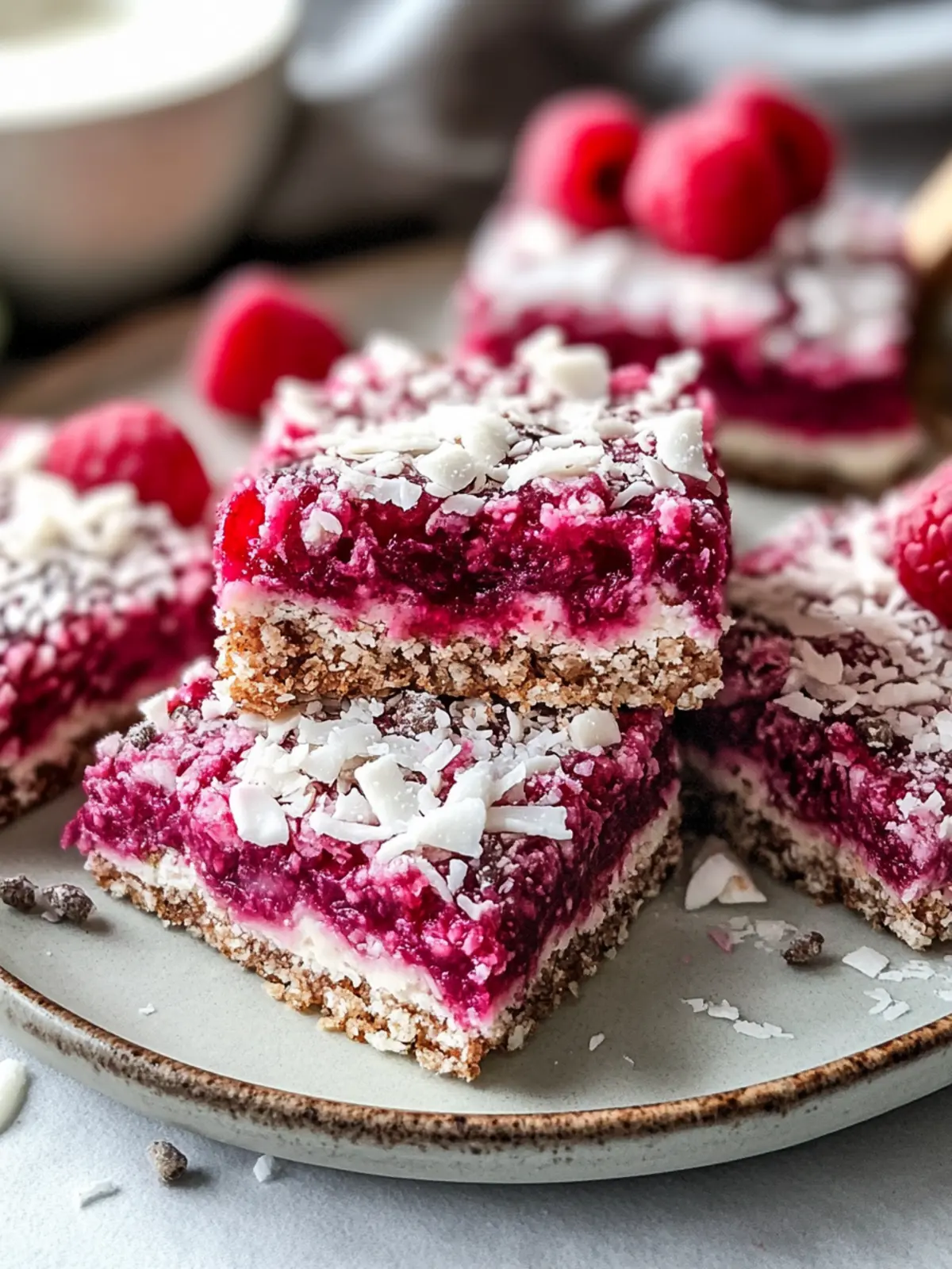 Raspberry Coconut Magic Bars That Will Delight Your Tastebuds 4 raspberry coconut magic bars