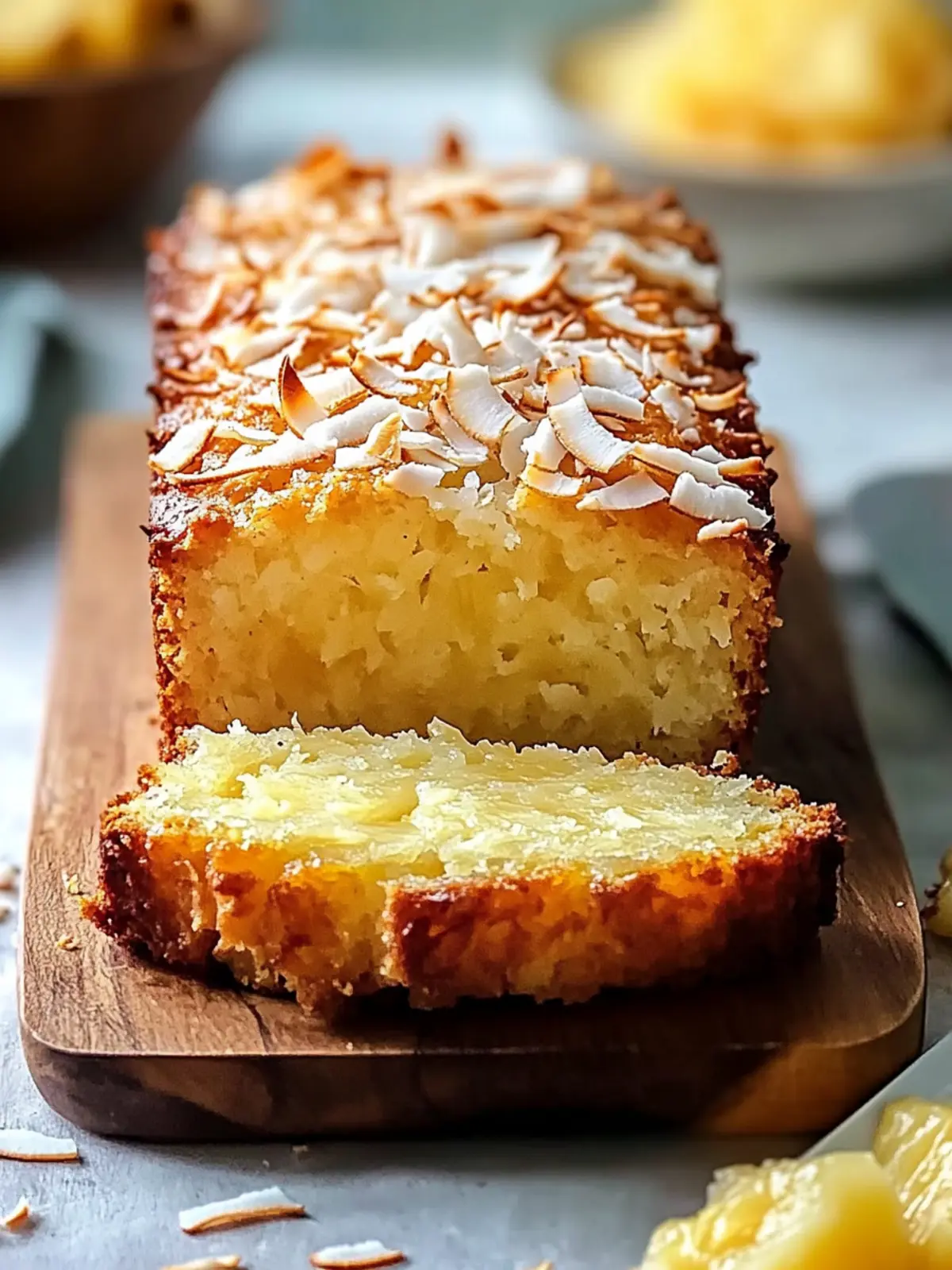 Tropical Maui Pineapple Coconut Bread: Your Slice of Heaven 3 Tropical Maui Pineapple Coconut Bread