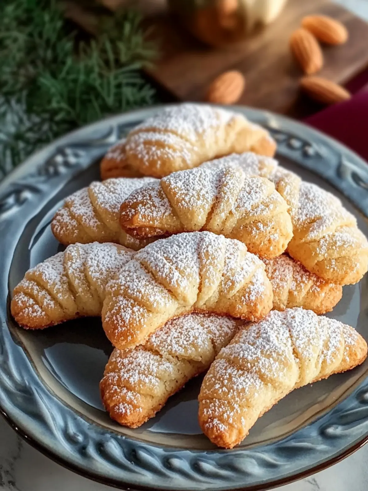 Almond Crescent Cookies: Buttery Delights You'll Cherish! 2 Almond Crescent Cookies