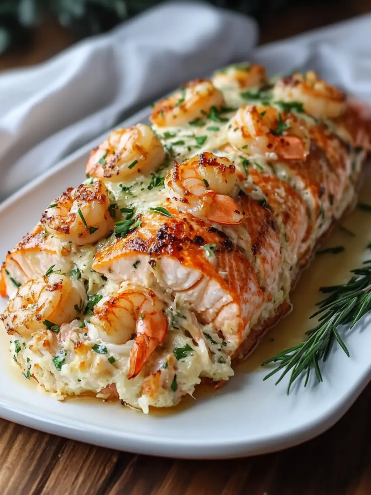 Delicious Crab and Shrimp Stuffed Salmon Recipe Your Family Will Love 2 Crab and Shrimp Stuffed Salmon Recipe