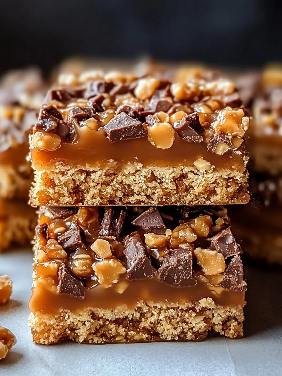 Irresistible Homemade Butterfinger Caramel Crunch Bars Recipe 2 Homemade Butterfinger Caramel Crunch Bars