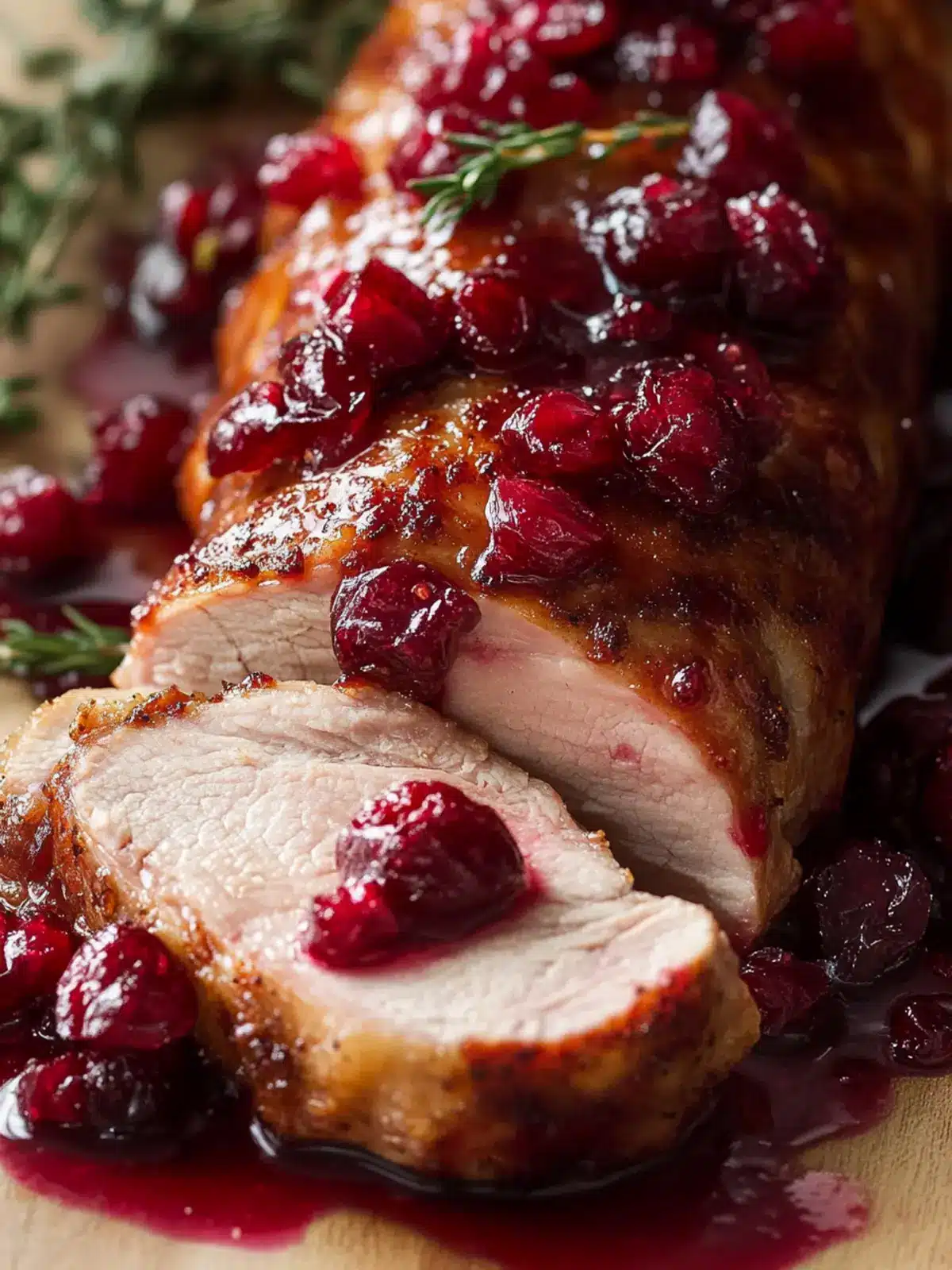 Savory Roasted Pork Tenderloin with Cranberry Glaze Bliss 3 Roasted Pork Tenderloin with Cranberry Glaze