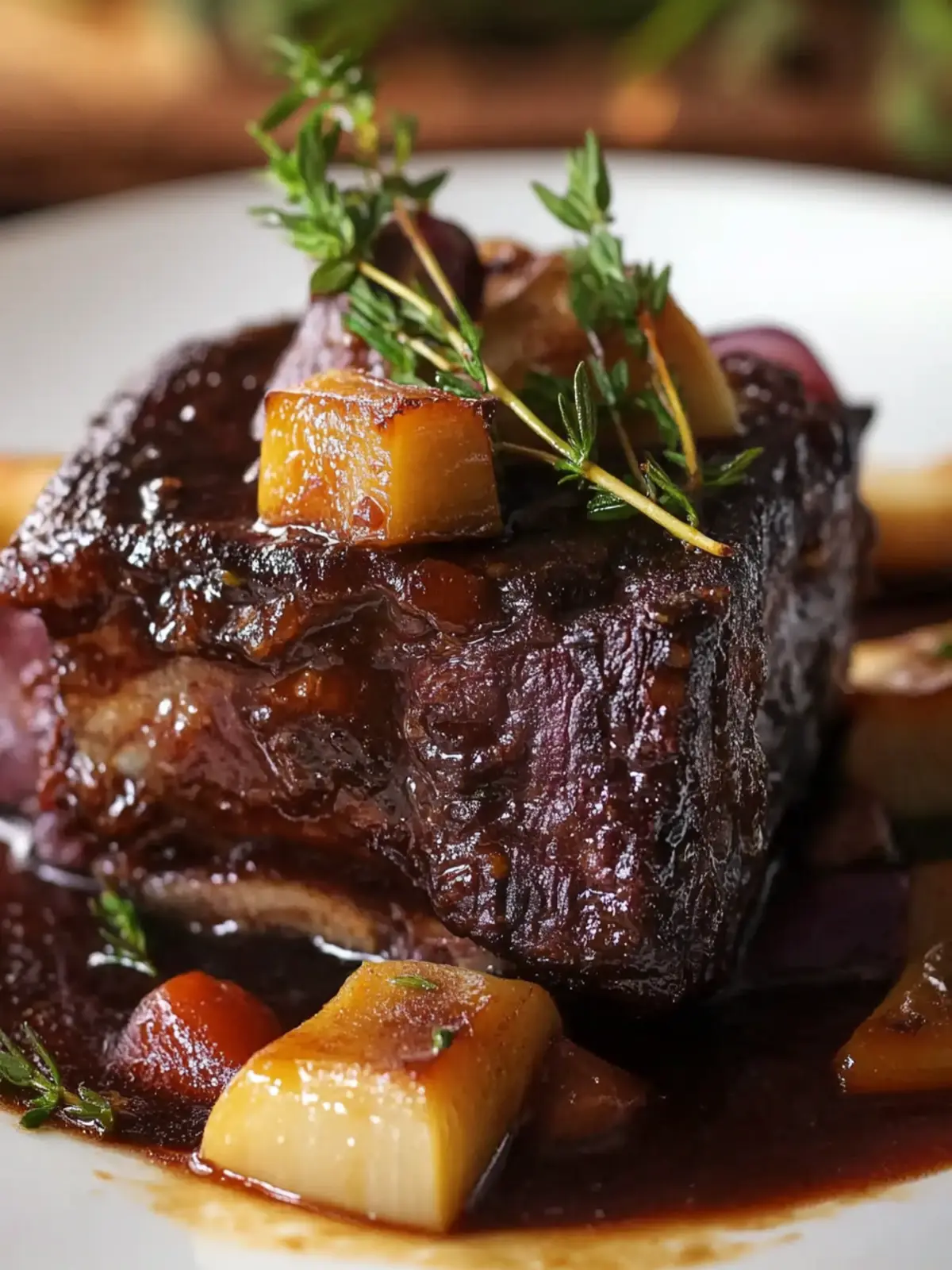 Deliciously Tender Braised Beef Short Ribs in Rioja Wine Sauce 3 Deliciously Tender Braised Beef Short Ribs in Rioja Wine Reduction Recipe
