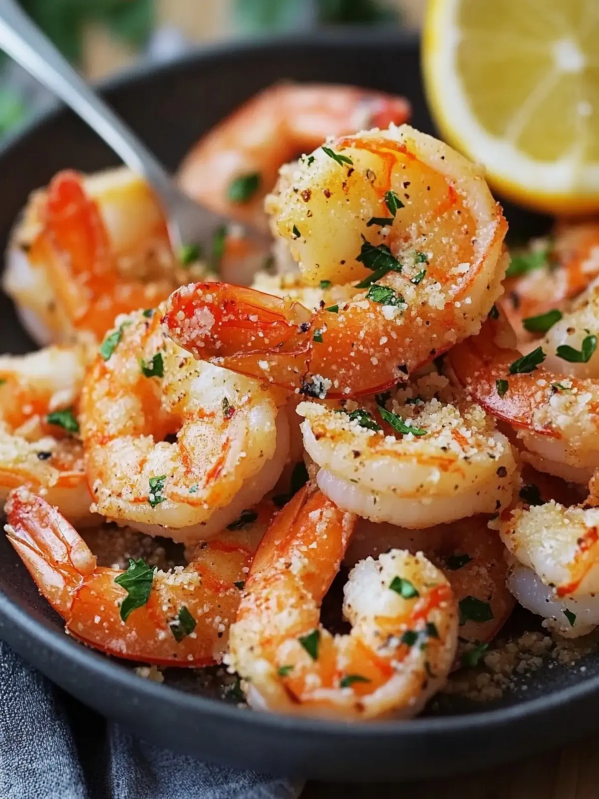 Garlic Parmesan Roasted Shrimp in 10 Minutes - Pure Bliss! 3 Garlic Parmesan Roasted Shrimp