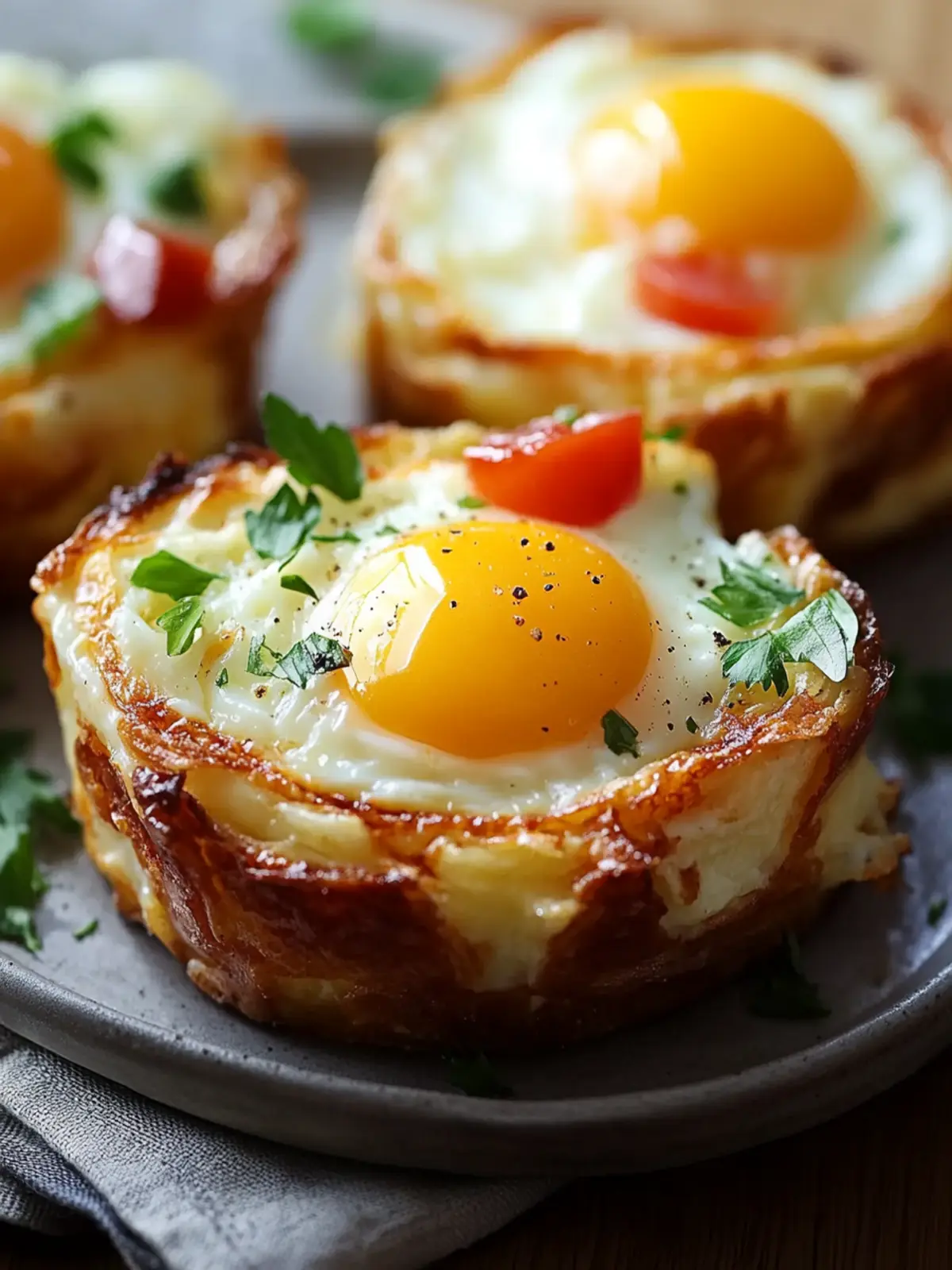 Irresistible Baked Eggs Napoleon: Your Easy Brunch Delight 3 Baked Eggs Napoleon: Delicious, Easy Brunch Recipe!