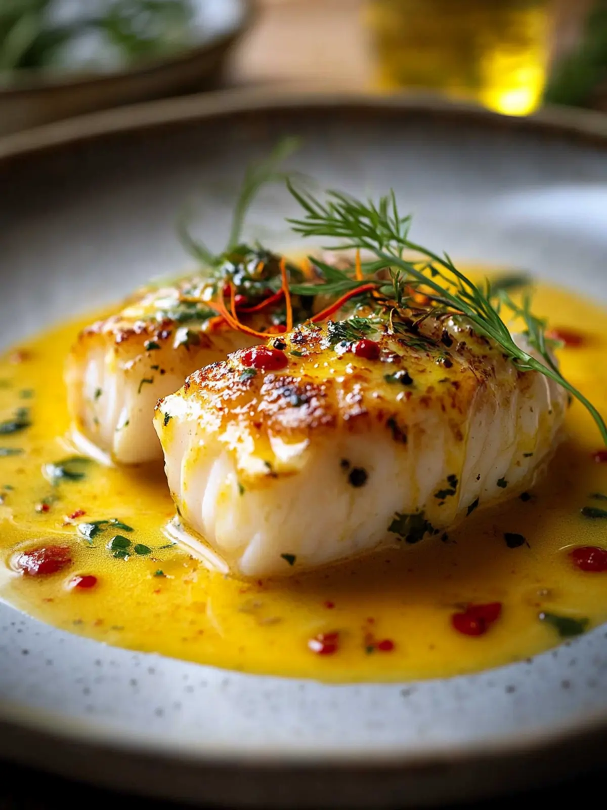Savor the Sea: Irresistible Spanish Monkfish in Saffron Sauce 2 Savor the Sea: Spanish Monkfish in Saffron Sauce Delight