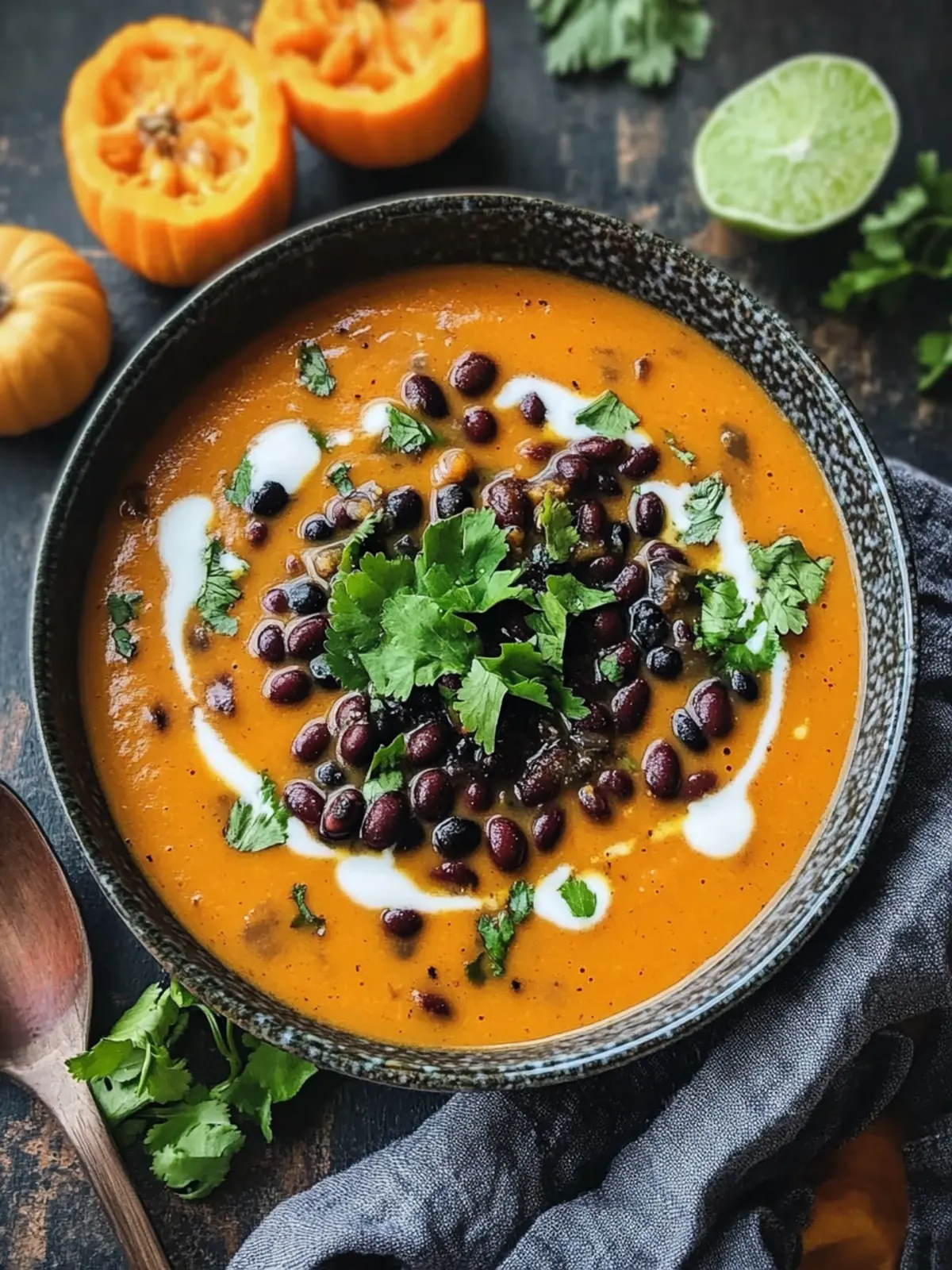 Pumpkin Black Bean Soup: Quick, Cozy Comfort in a Bowl 3 Pumpkin Black Bean Soup