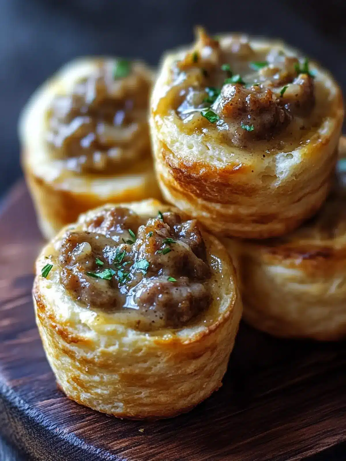 Sausage Gravy Biscuit Cups: A Cozy Twist on Comfort Food 4 Sausage Gravy Biscuit Cups