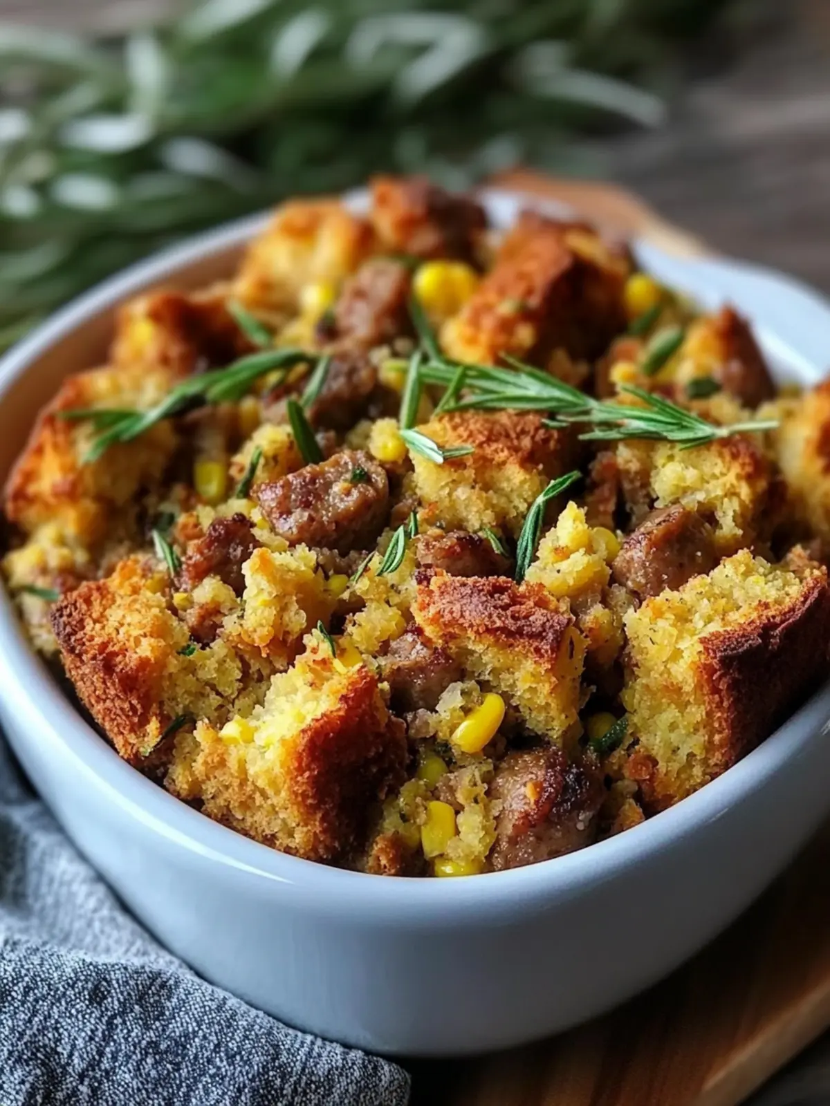 Savory Sausage Southern Cornbread Stuffing for Cozy Gatherings 4 Sausage Southern Cornbread Stuffing