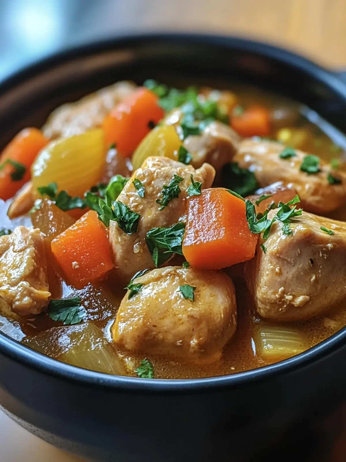 Cozy Chicken Stew: Quick Comfort in Your Pressure Cooker 3 Chicken Stew
