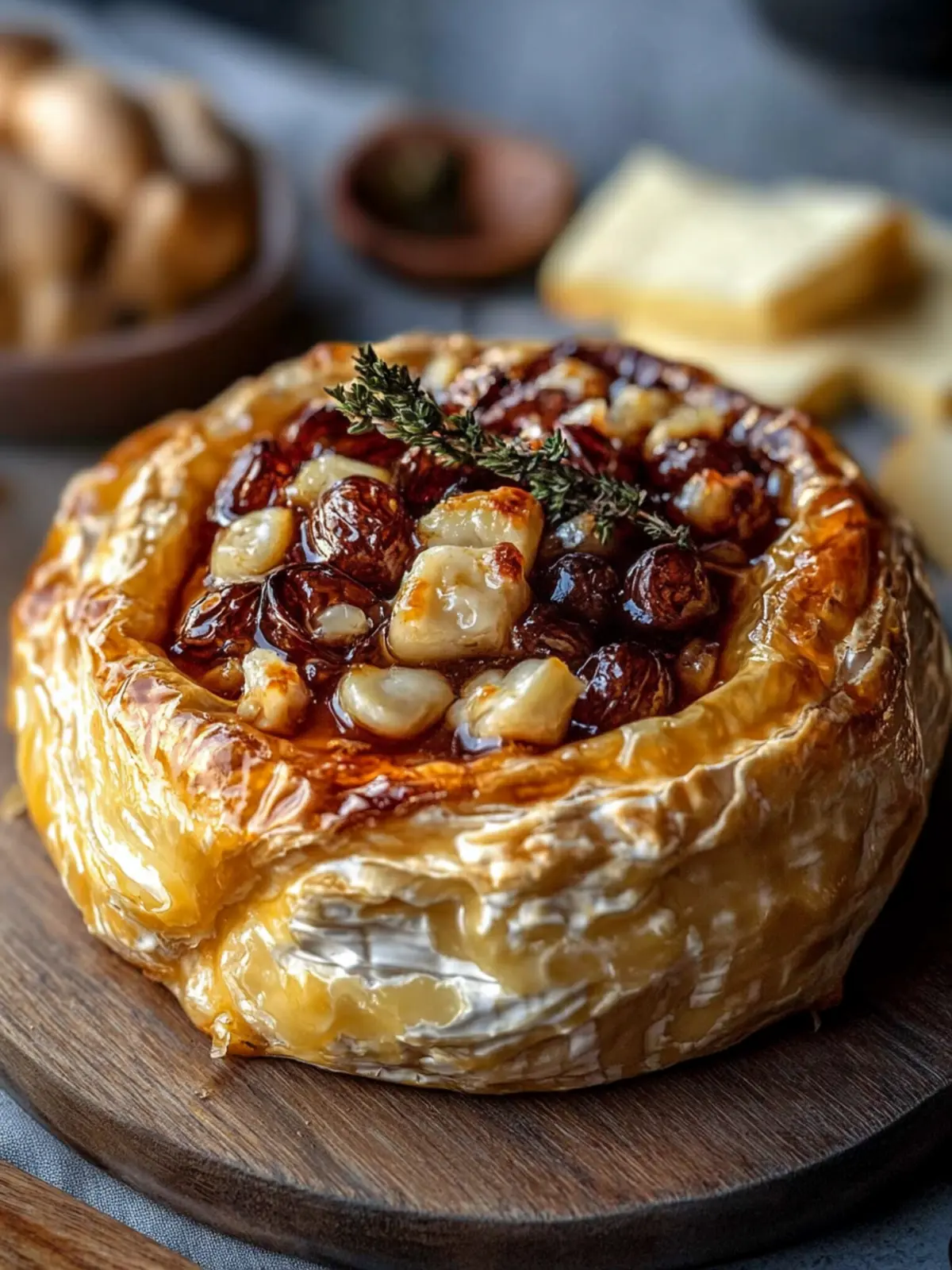 Baked Brie Delight: Quick Puff Pastry Treat for Any Occasion 2 Baked brie