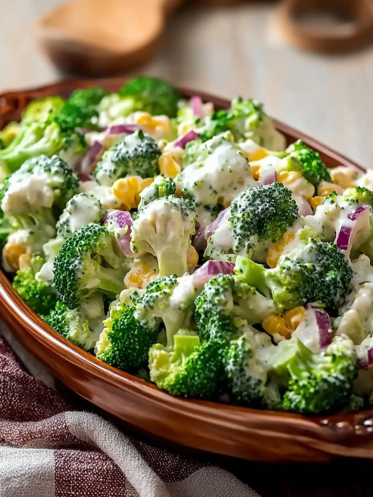 Homemade Amish Broccoli Salad with Crispy Bacon Delight 3 Homemade Amish Broccoli Salad