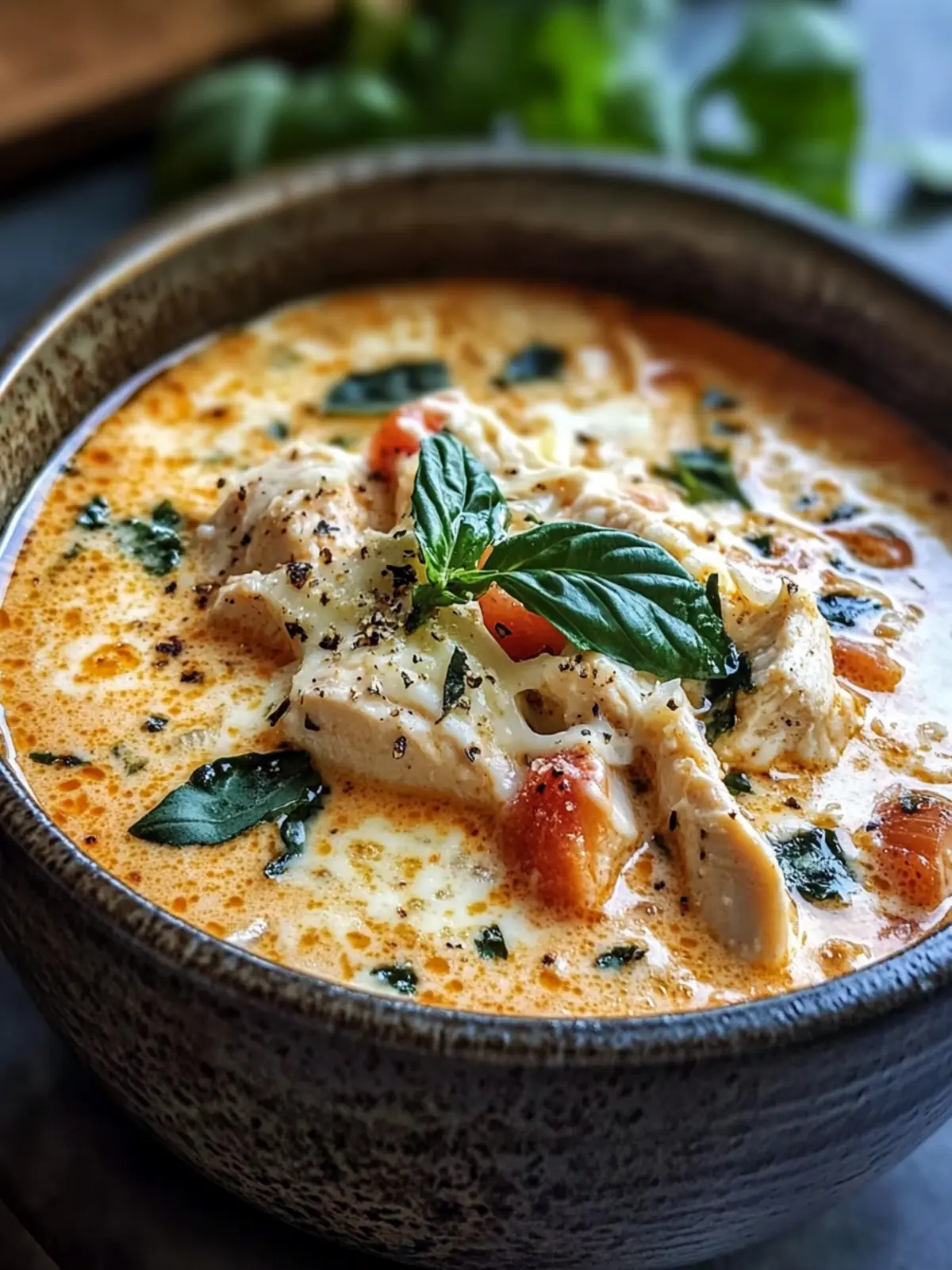 Cozy Up with Crock Pot Creamy Chicken Parmesan Soup 4 Crock Pot Creamy Chicken Parmesan Soup