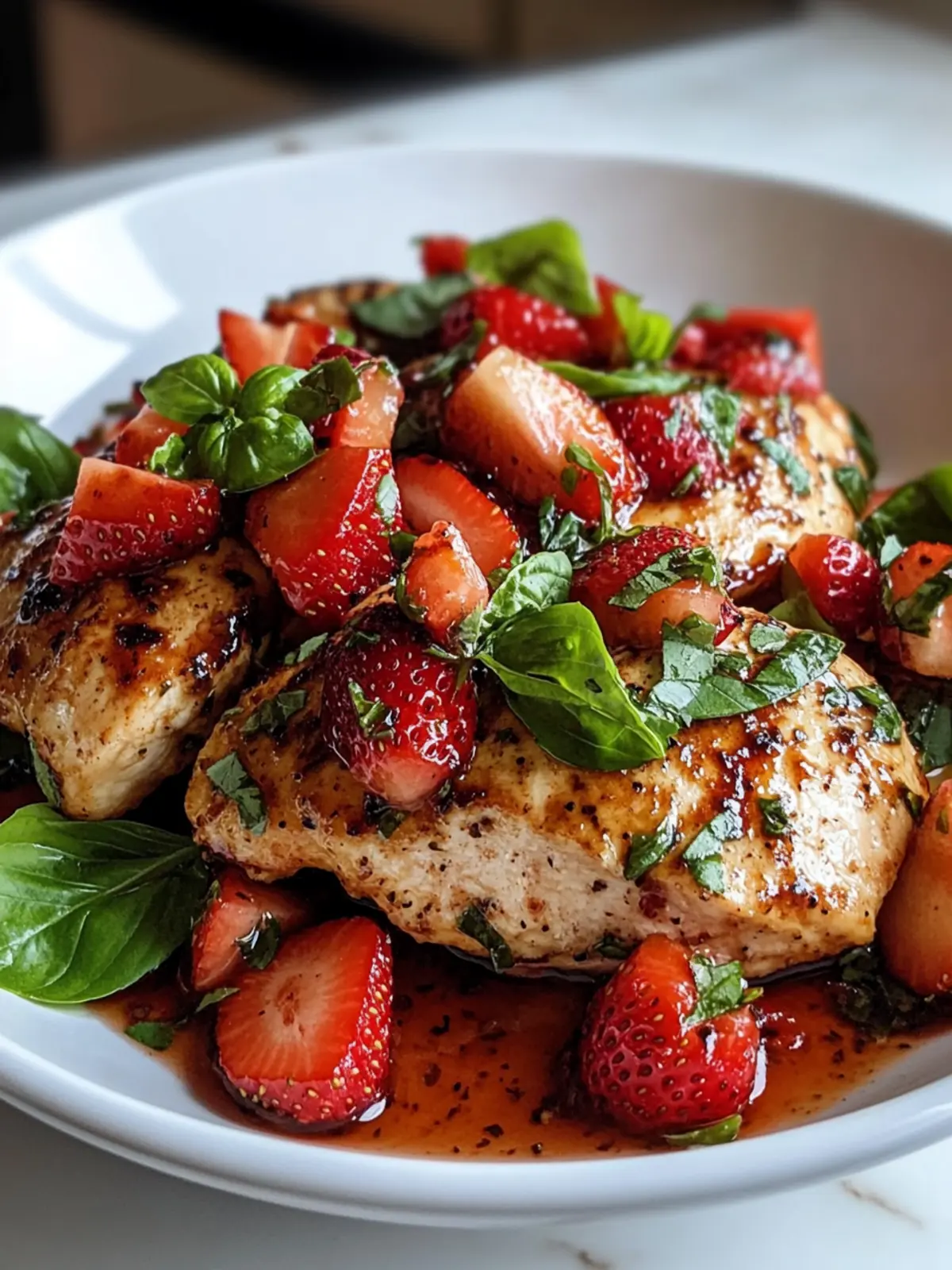 Strawberry Basil Chicken: A Sweet Savory Delight You’ll Love 2 Strawberry Basil Chicken
