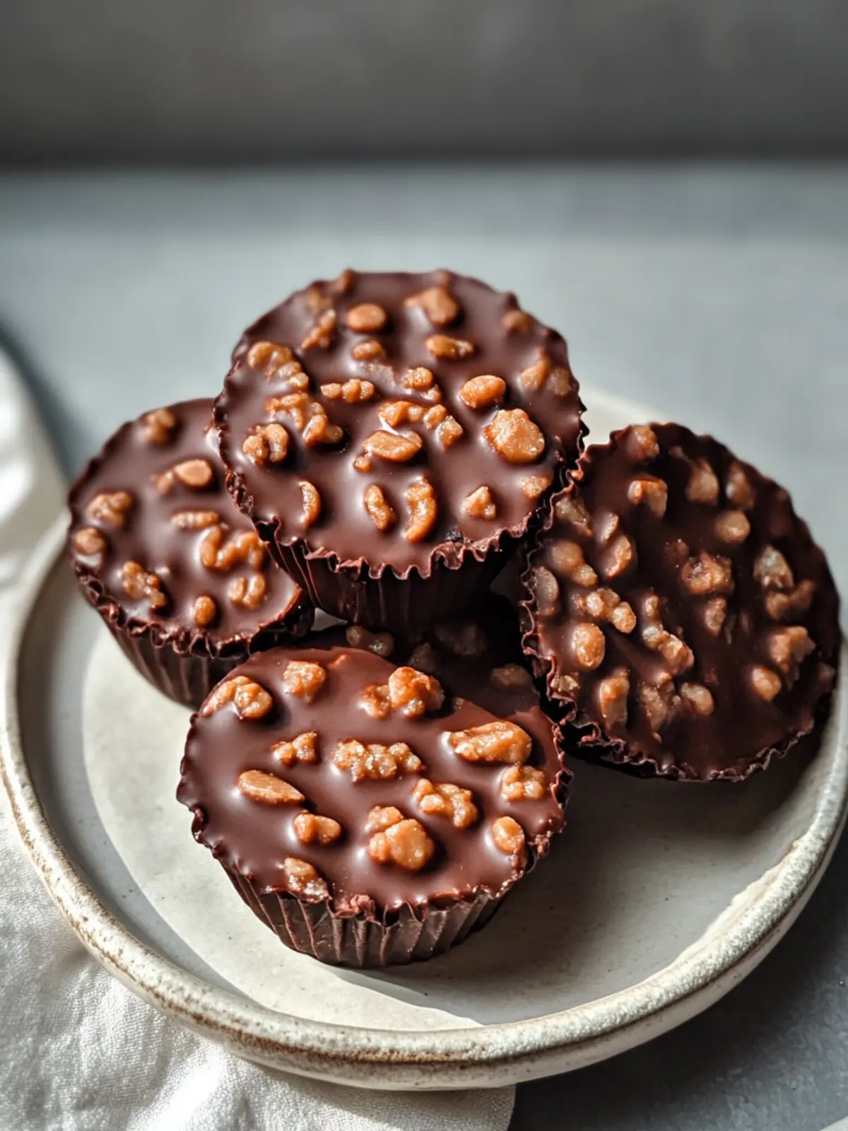 Chocolate Peanut Butter Crunch Cups: Easy No-Bake Treats 5 Chocolate Peanut Butter Crunch Cups