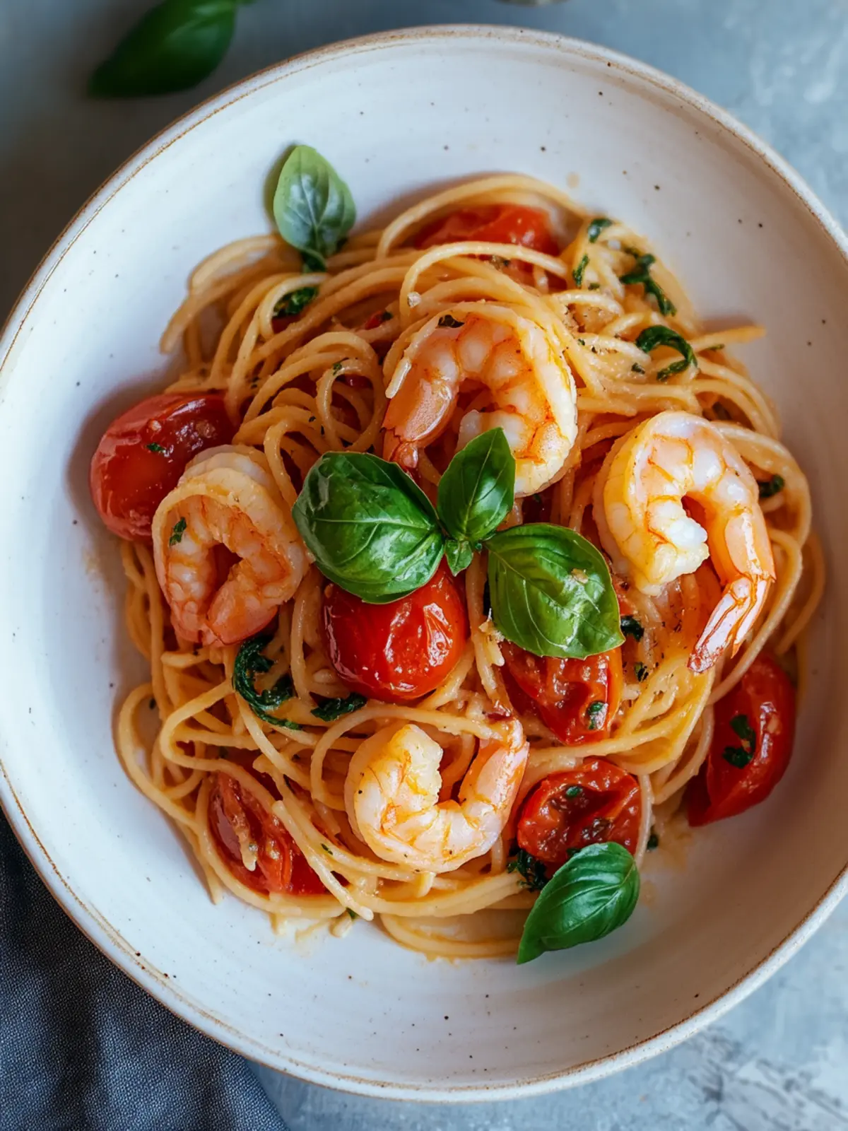 Savory Shrimp Tomato Basil Pasta Ready in Under 30 Minutes 3 Shrimp Tomato Basil Pasta