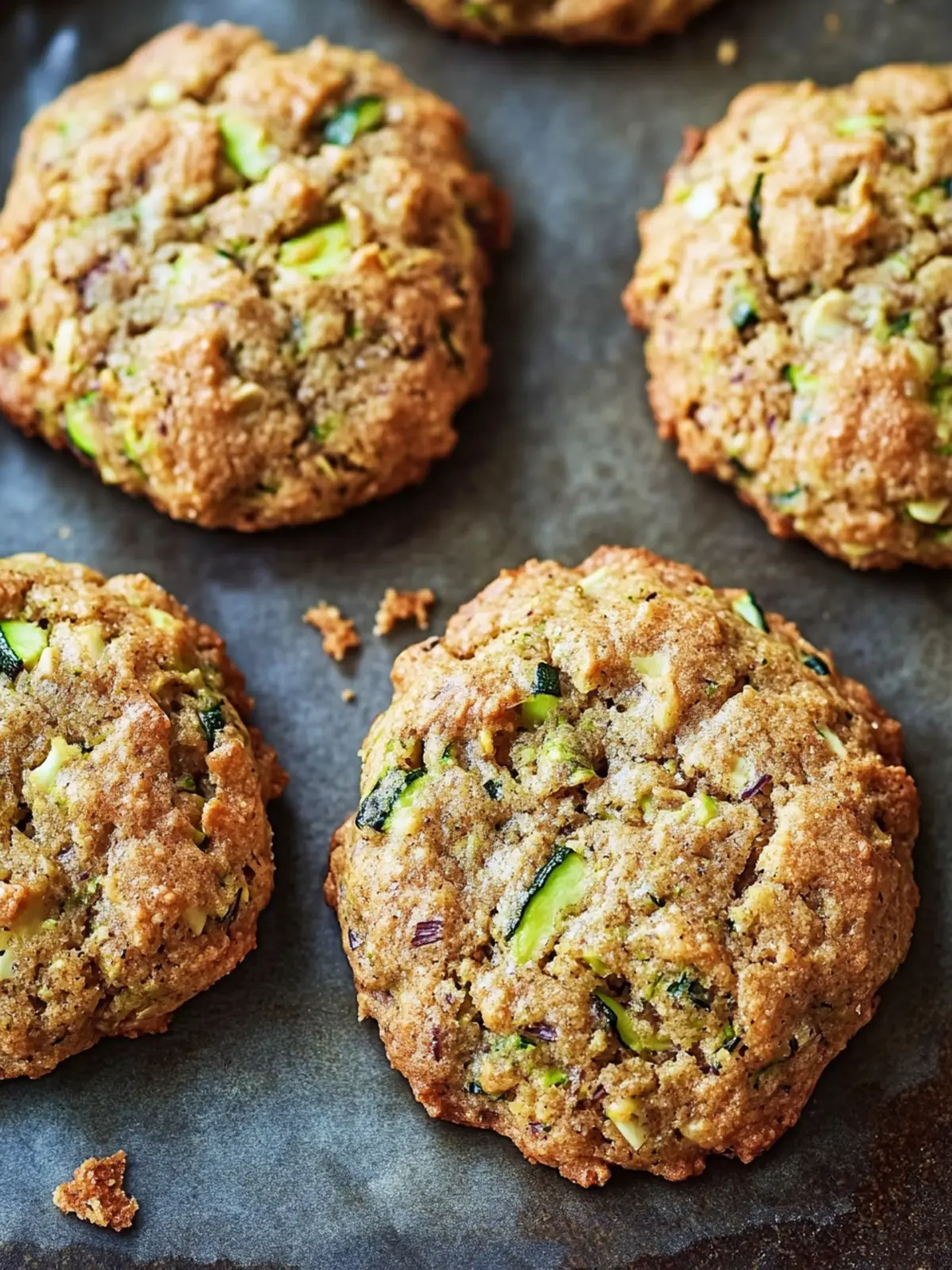 Delicious Zucchini Cookies with Peanut Butter and Banana Twist 3 Zucchini Cookies