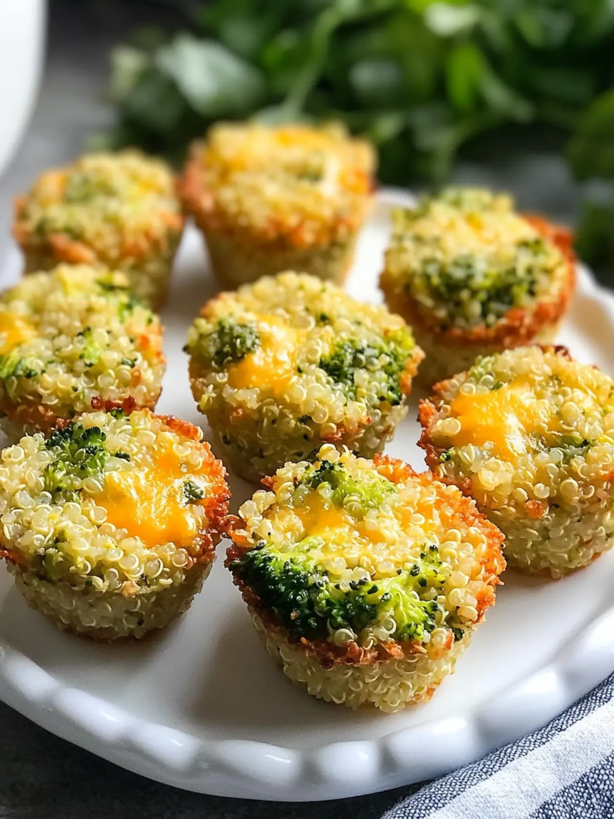 Cheesy Broccoli Quinoa Bites: A Tasty Treat for Everyone! 2 Cheesy Broccoli Quinoa Bites