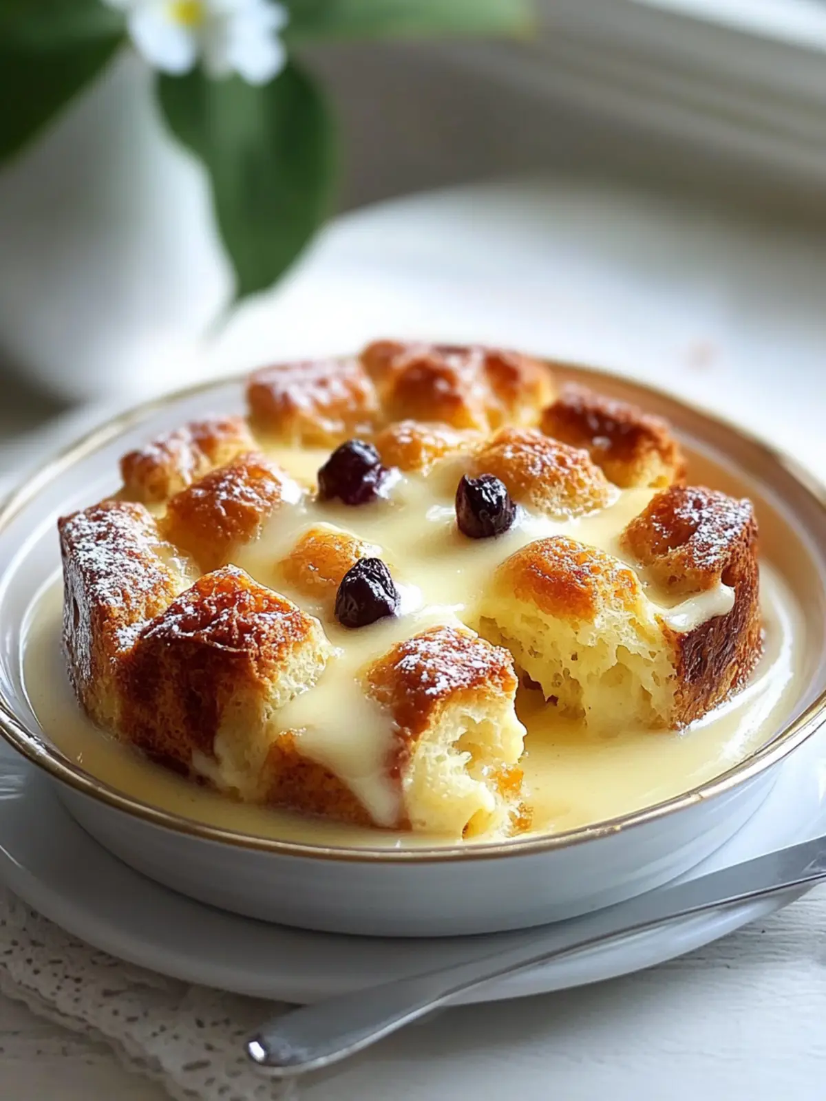 Best Hot Cross Bun Bread Pudding with Creamy Vanilla Custard Magic 2 Best Hot Cross Bun Bread Pudding with Creamy Vanilla Custard