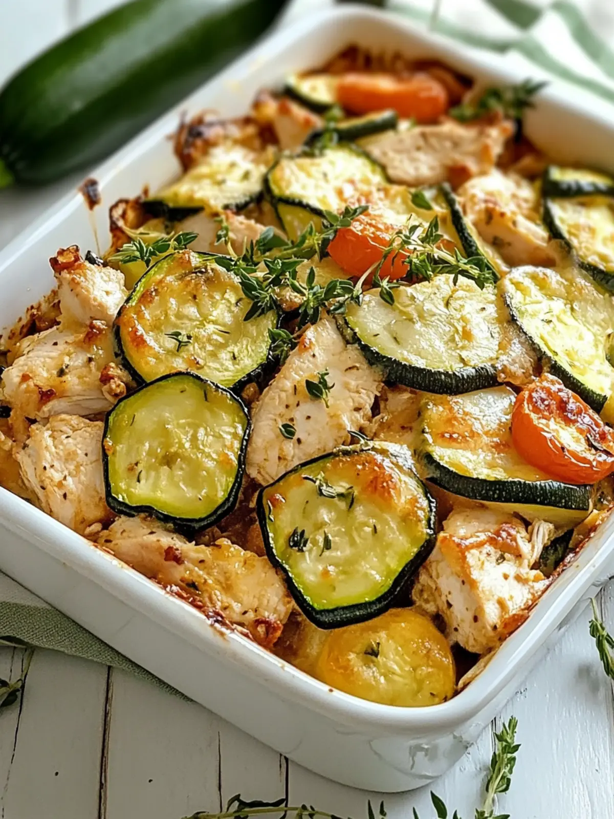 Savor the Flavor: Easy Chicken Zucchini Bake Delight 5 Chicken Zucchini Bake