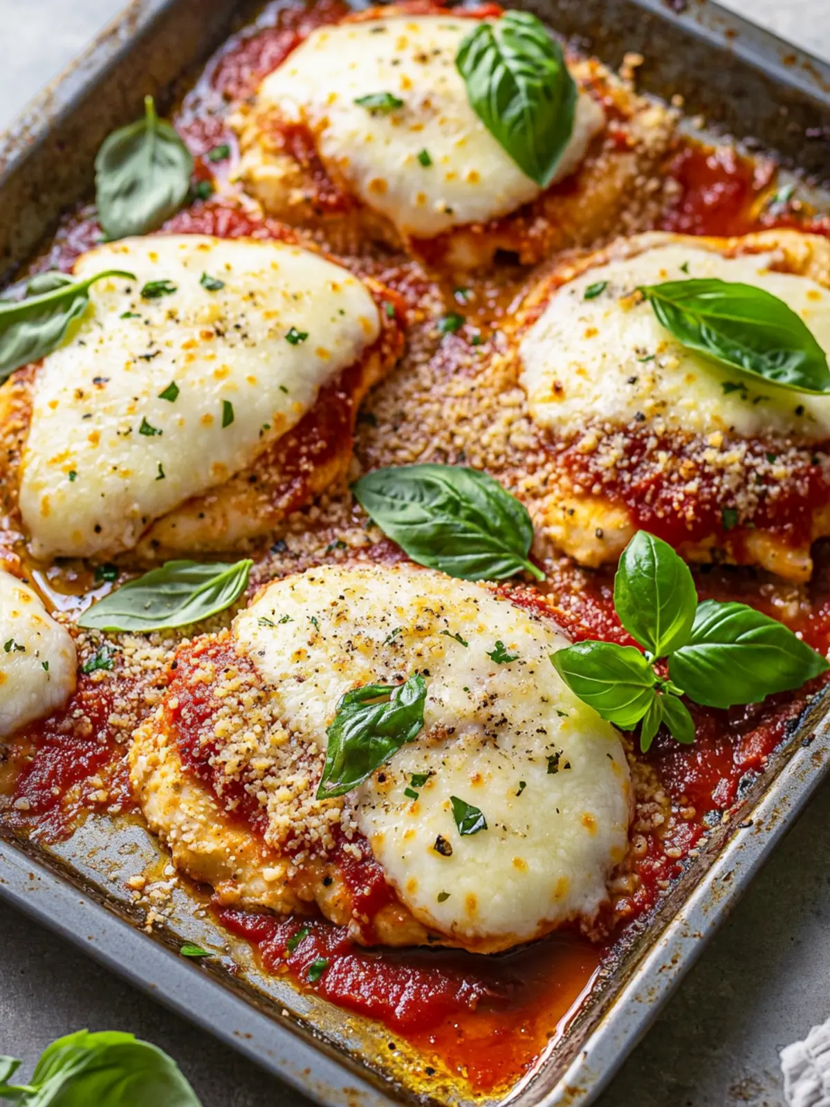 Sheet Pan Chicken Parm: Easy Comfort Food for Busy Nights 4 Sheet Pan Chicken Parm