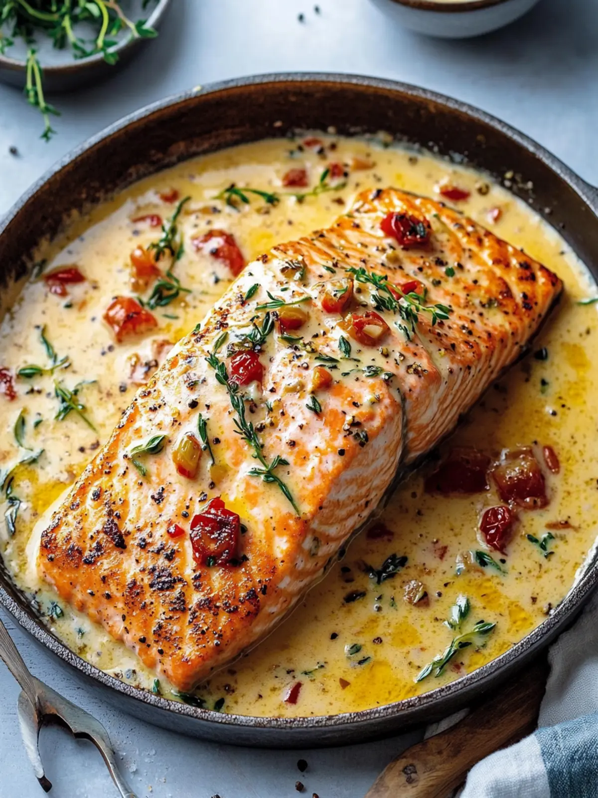 Creamy Tuscan Salmon Recipe - A 20-Minute Keto Delight 5 Creamy Tuscan Salmon Recipe