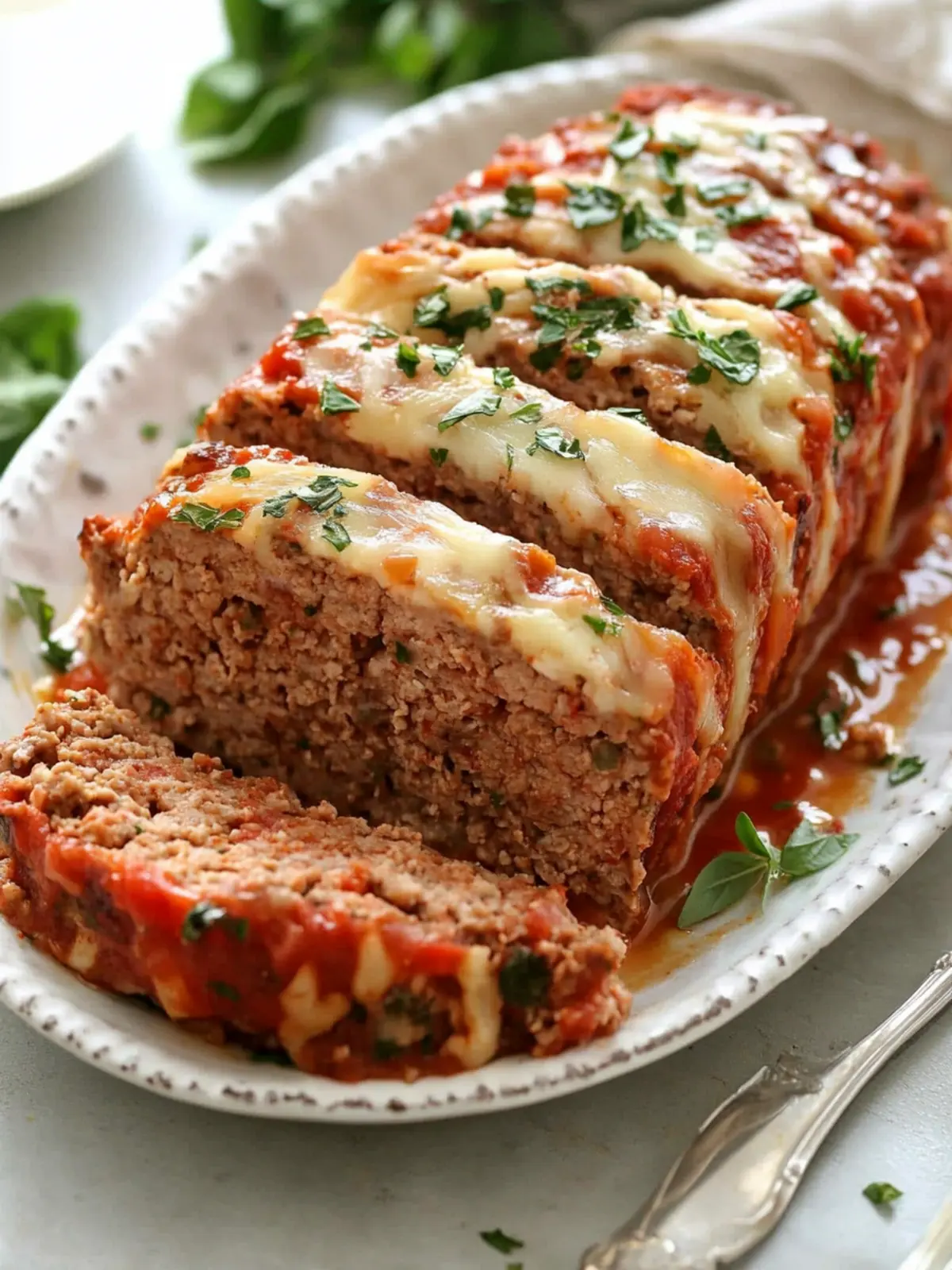 Savory Italian Meatloaf with Melty Mozzarella Bliss 5 Italian Meatloaf