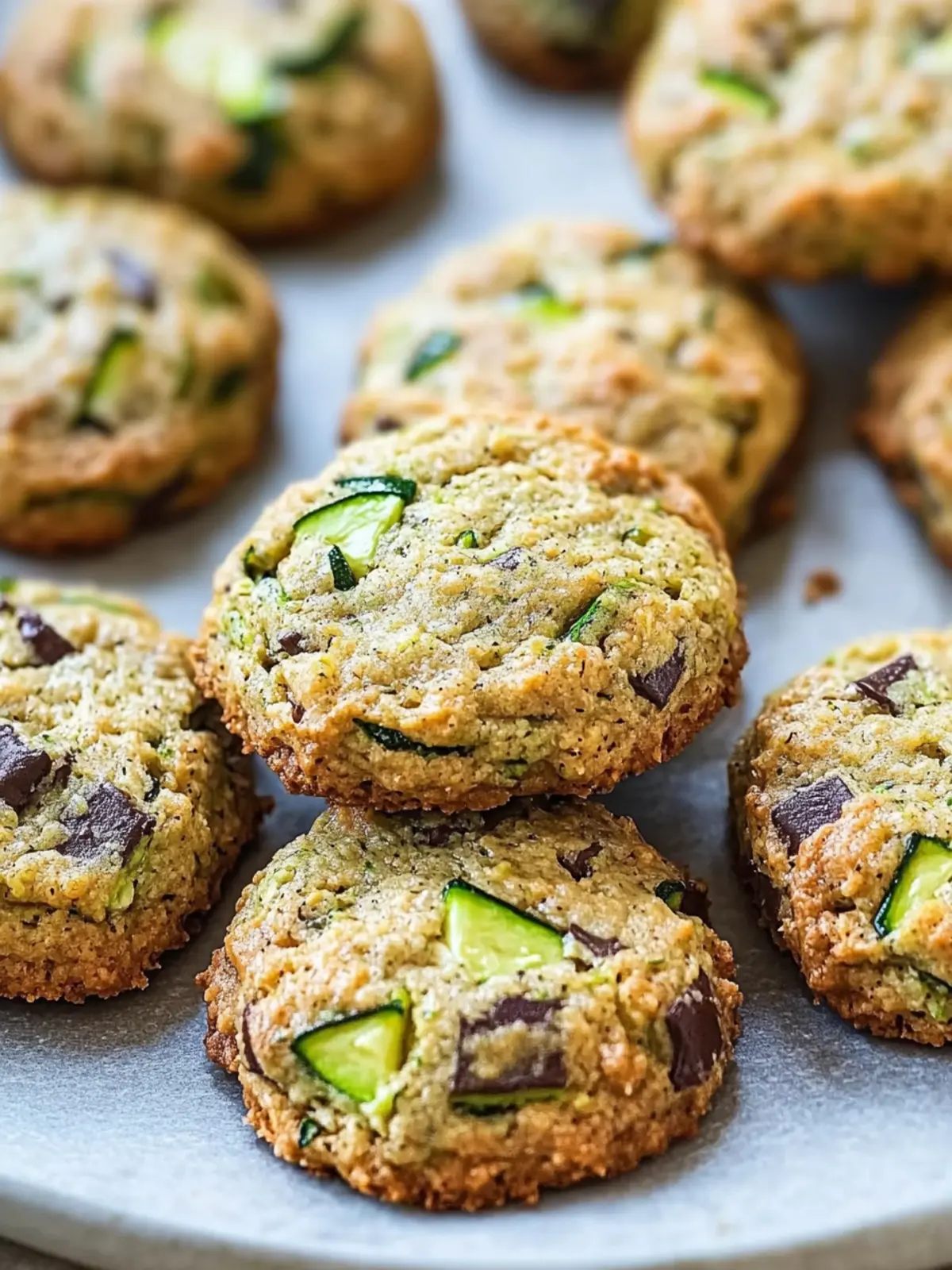 Delicious Zucchini Cookies with Peanut Butter and Banana Twist 2 Zucchini Cookies