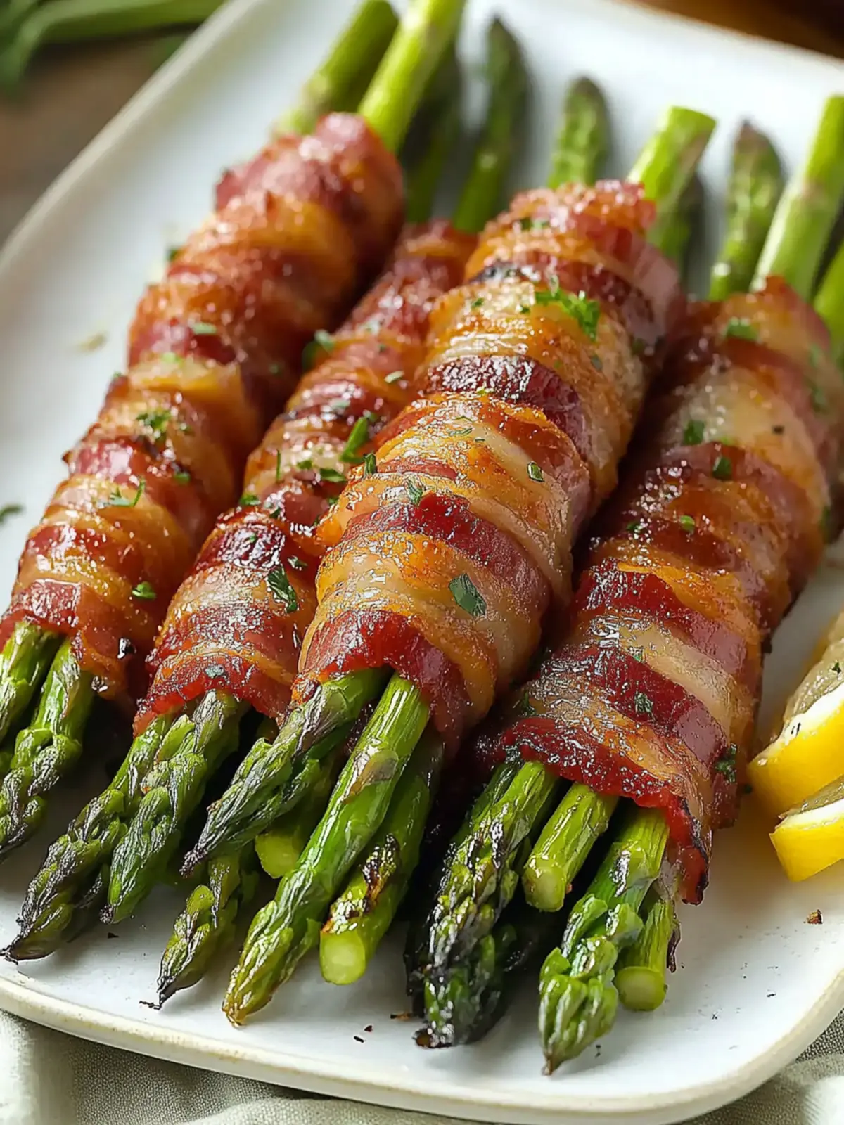Low-Carb Baked Bacon Wrapped Asparagus for Effortless Elegance 5 Low-Carb Baked Bacon Wrapped Asparagus