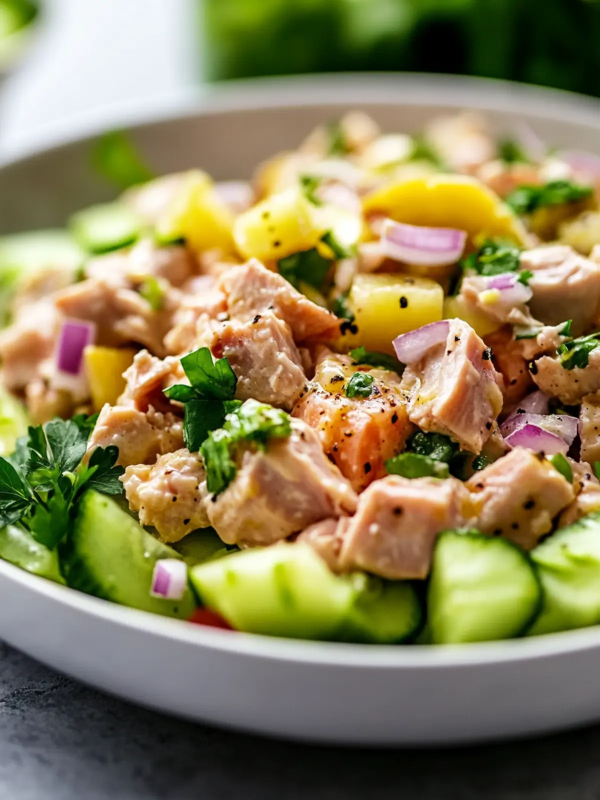 Savory Creamy Honey Mustard Tuna Salad You’ll Crave Daily 4 Creamy Honey Mustard Tuna Salad