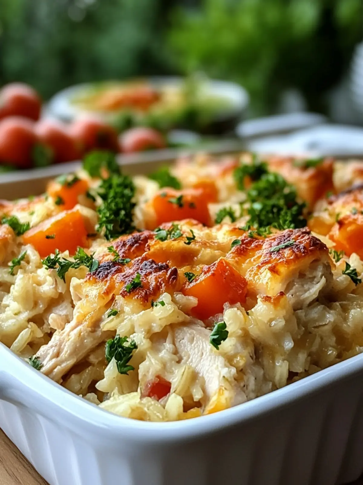 Healthy Chicken and Rice Casserole for a Cozy Family Dinner 2 Healthy Chicken and Rice Casserole