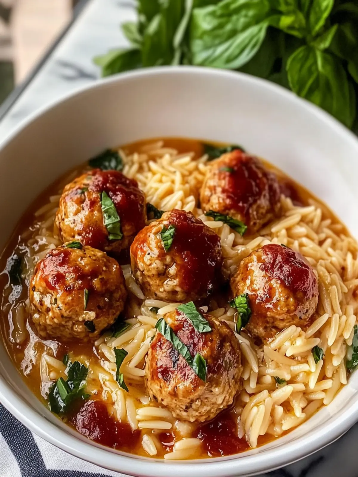 Juicy Marry Me Chicken Meatballs Orzo: Cozy One-Pan Delight 5 Juicy Marry Me Chicken Meatballs Orzo