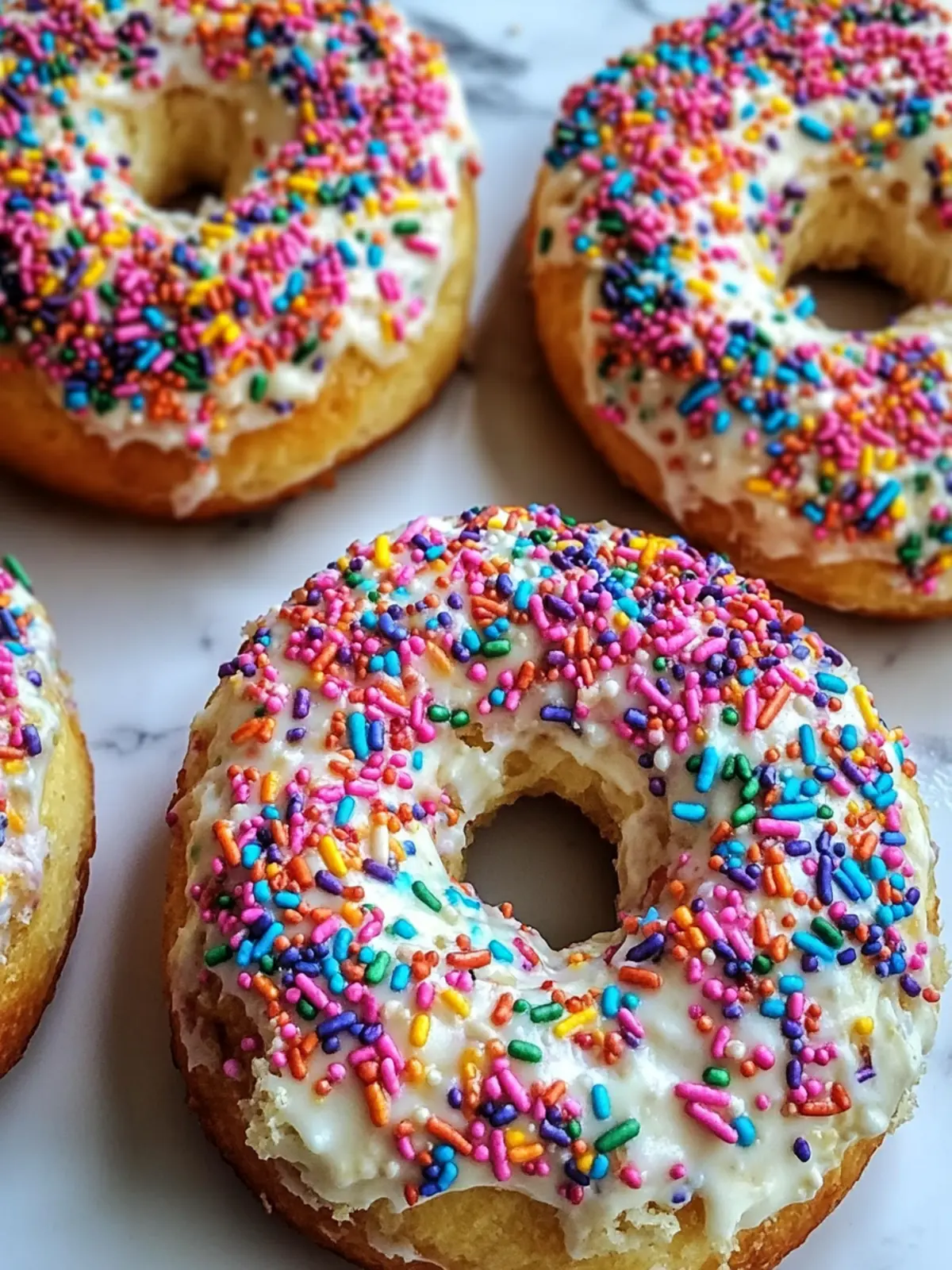 Whip Up Rainbow Sprinkle Protein Bagels for Joyful Mornings 5 Rainbow Sprinkle Protein Bagels